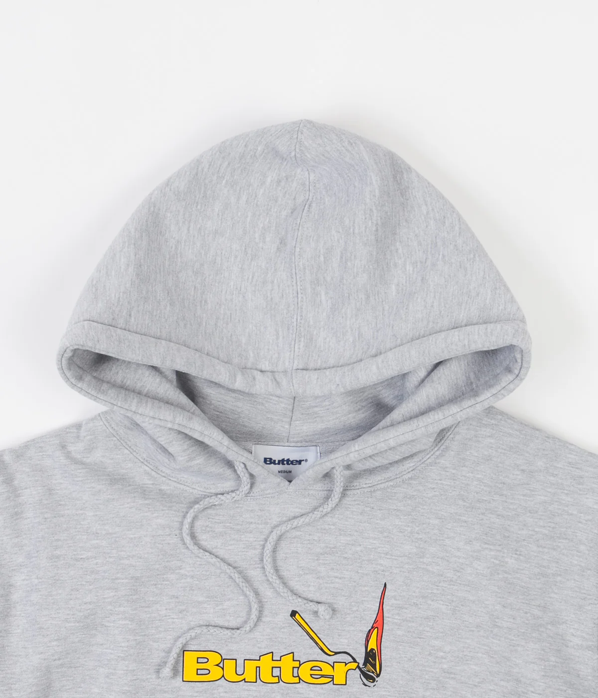 Butter Goods Match Hoodie - Heather Grey - Image 3