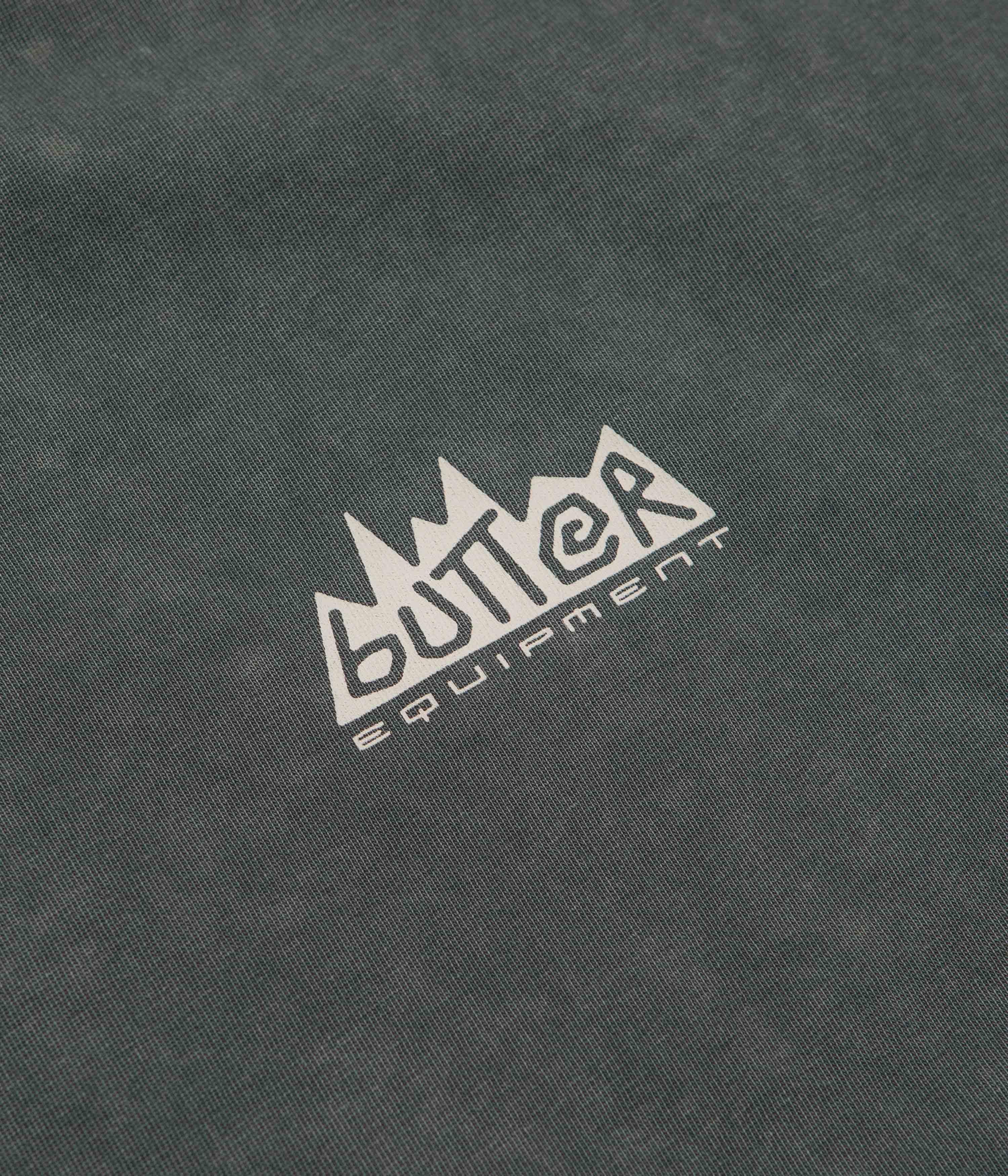 Butter Goods Mountain Equipment T-Shirt - Washed Black - Image 3