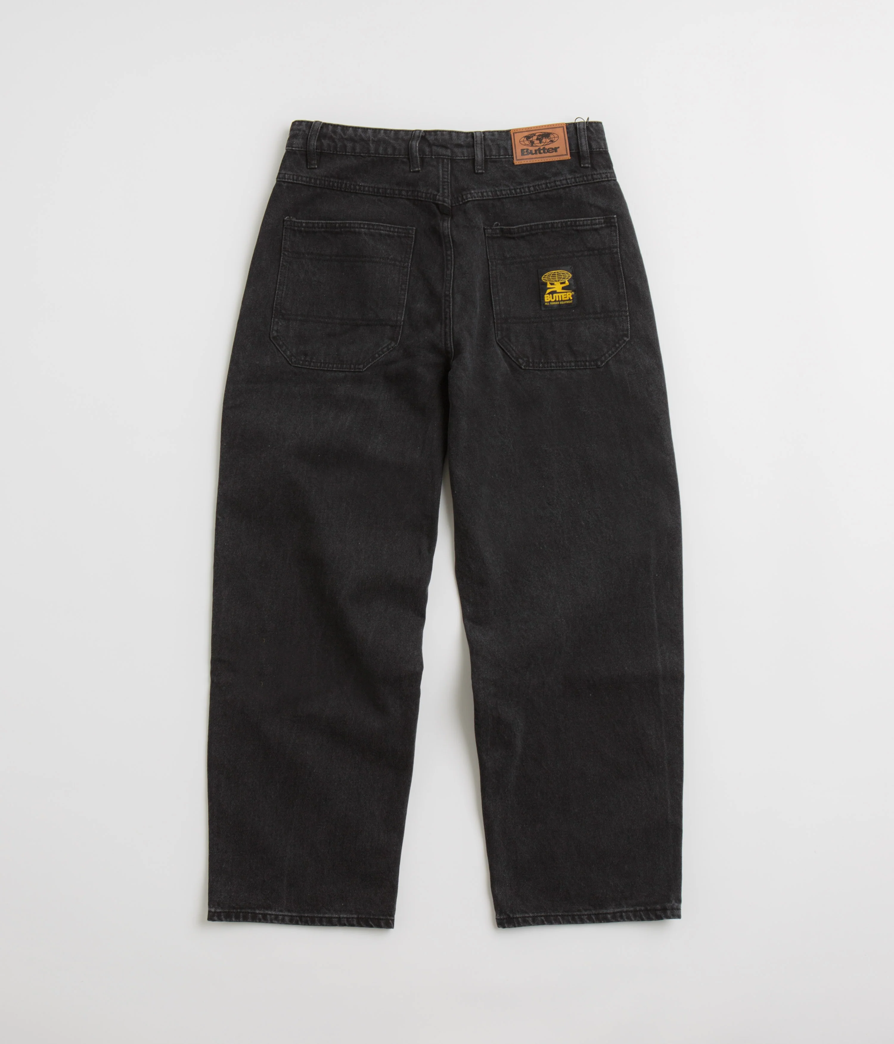 Butter Goods Patch Pocket Jeans - Faded Black - Image 3