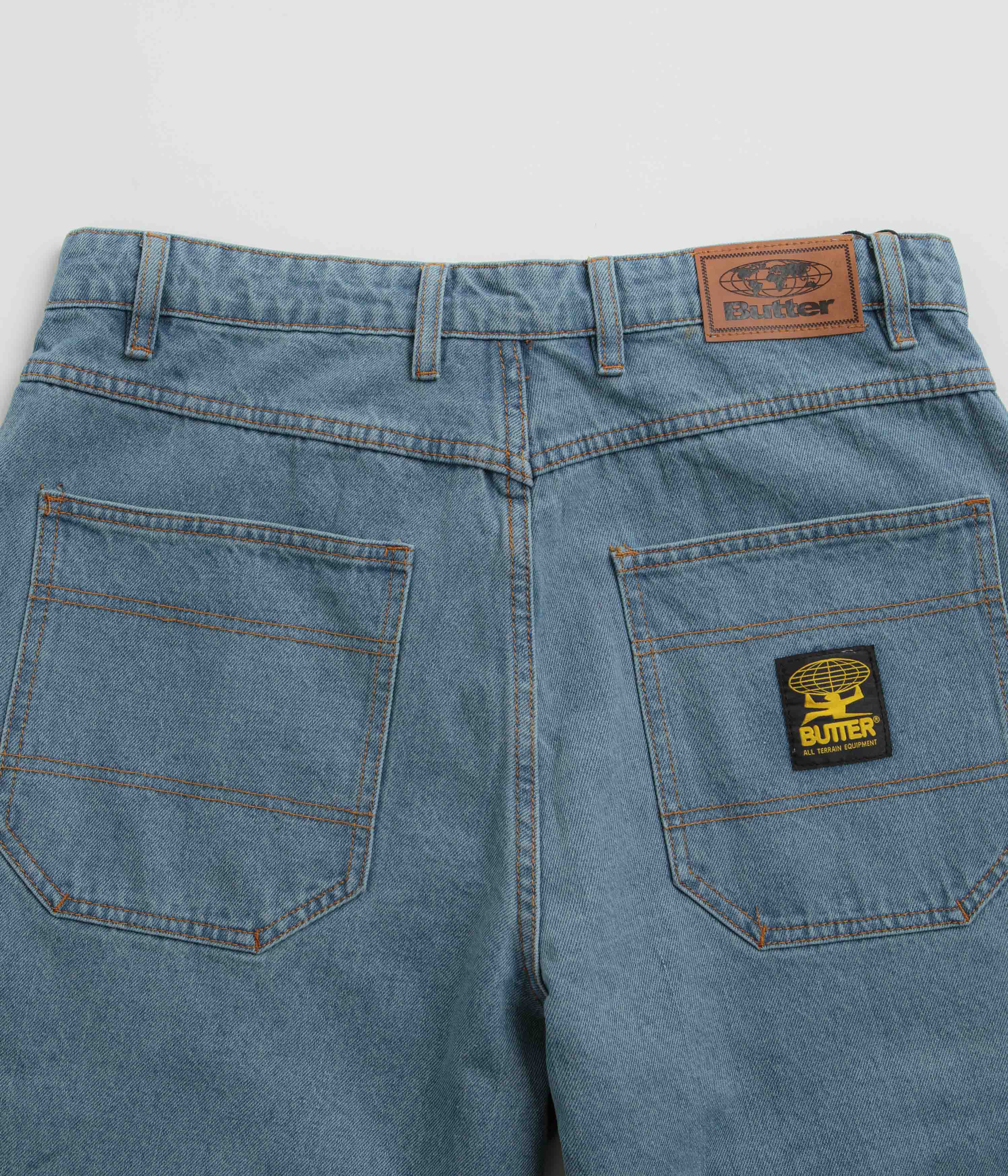 Butter Goods Patch Pocket Jeans - Faded Blue - Image 6