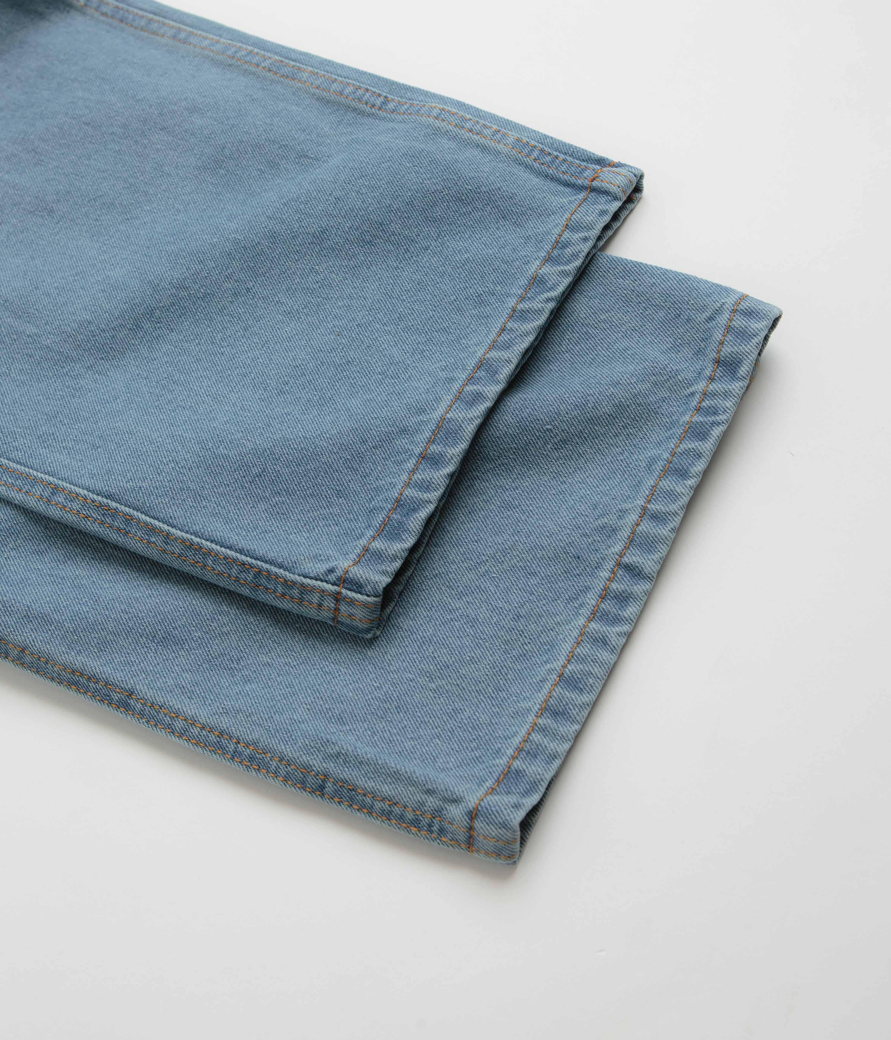 Butter Goods Patch Pocket Jeans - Faded Blue - Image 8