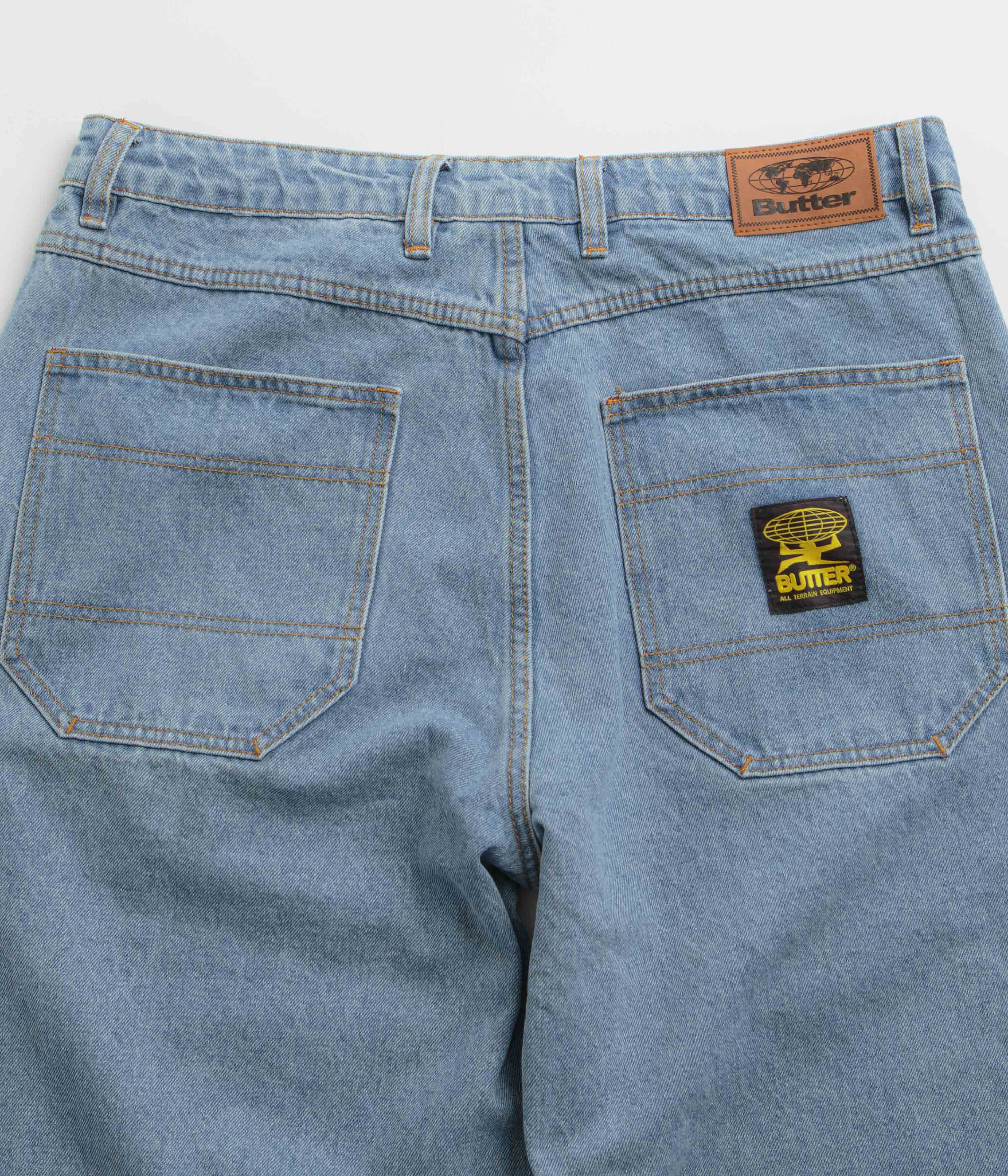Butter Goods Patch Pocket Jeans - Washed Indigo - Image 5