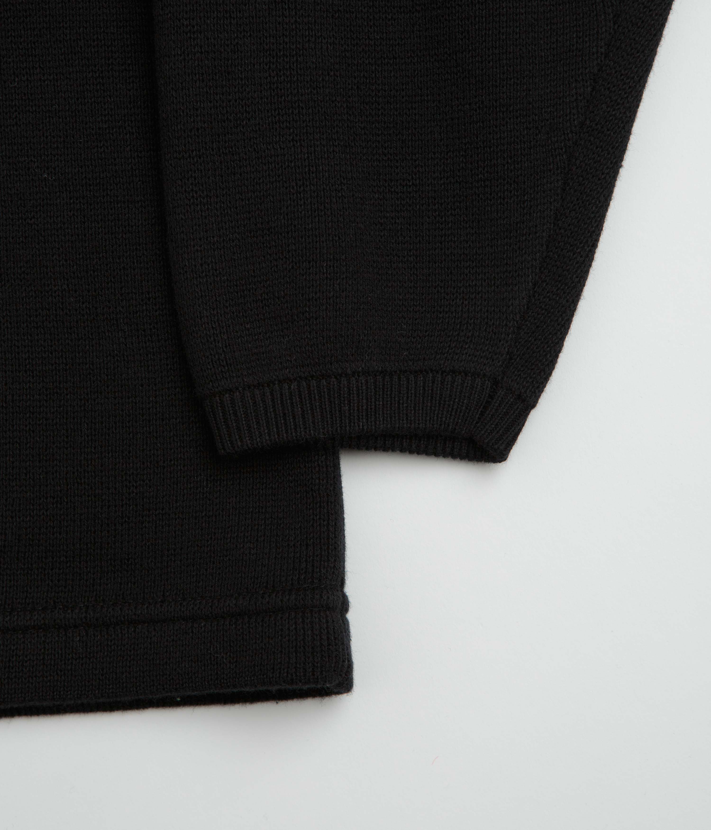 Butter Goods Pier Knit Crewneck Sweatshirt - Black - Image 5