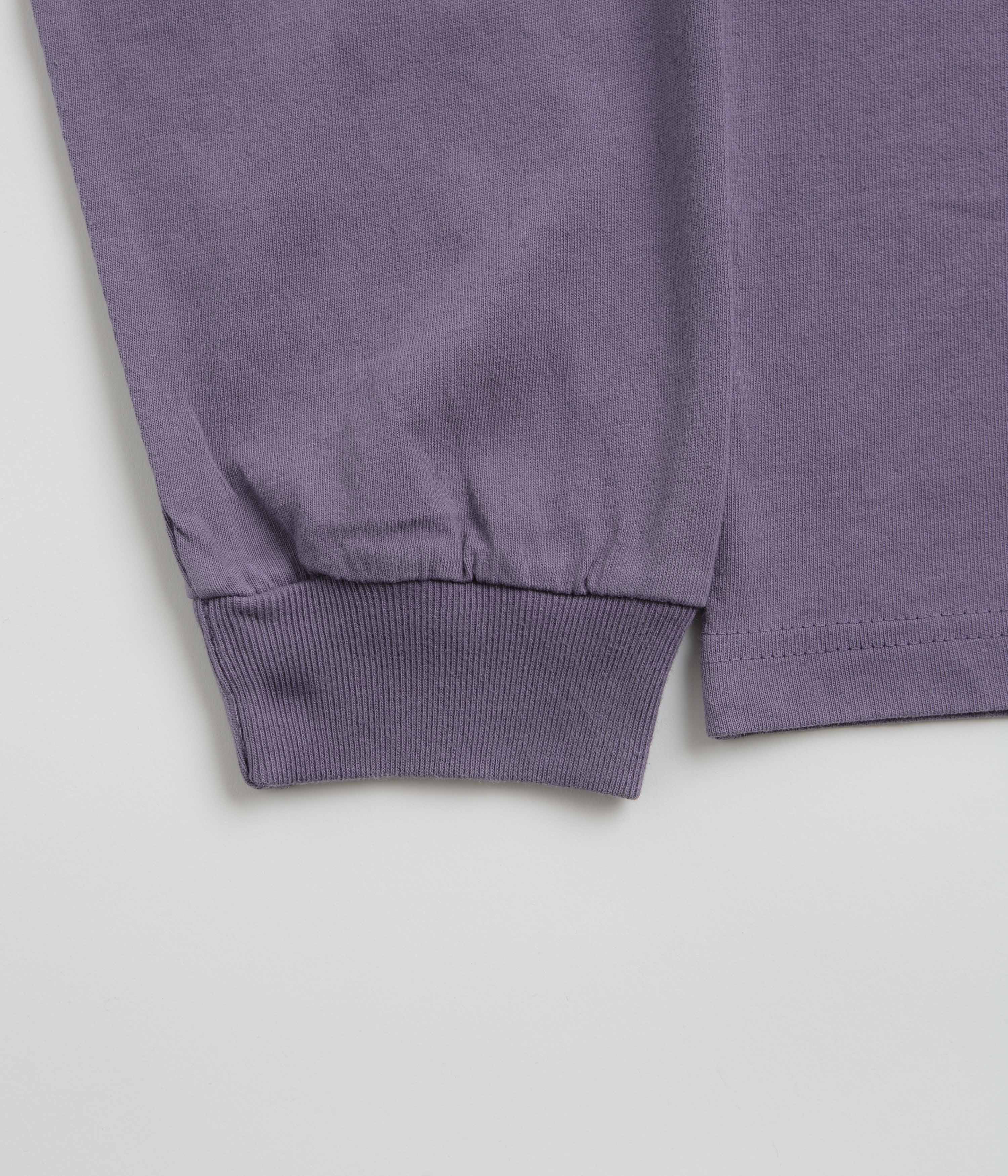 Butter Goods Pigment Dye Long Sleeve T-Shirt - Dusk - Image 2