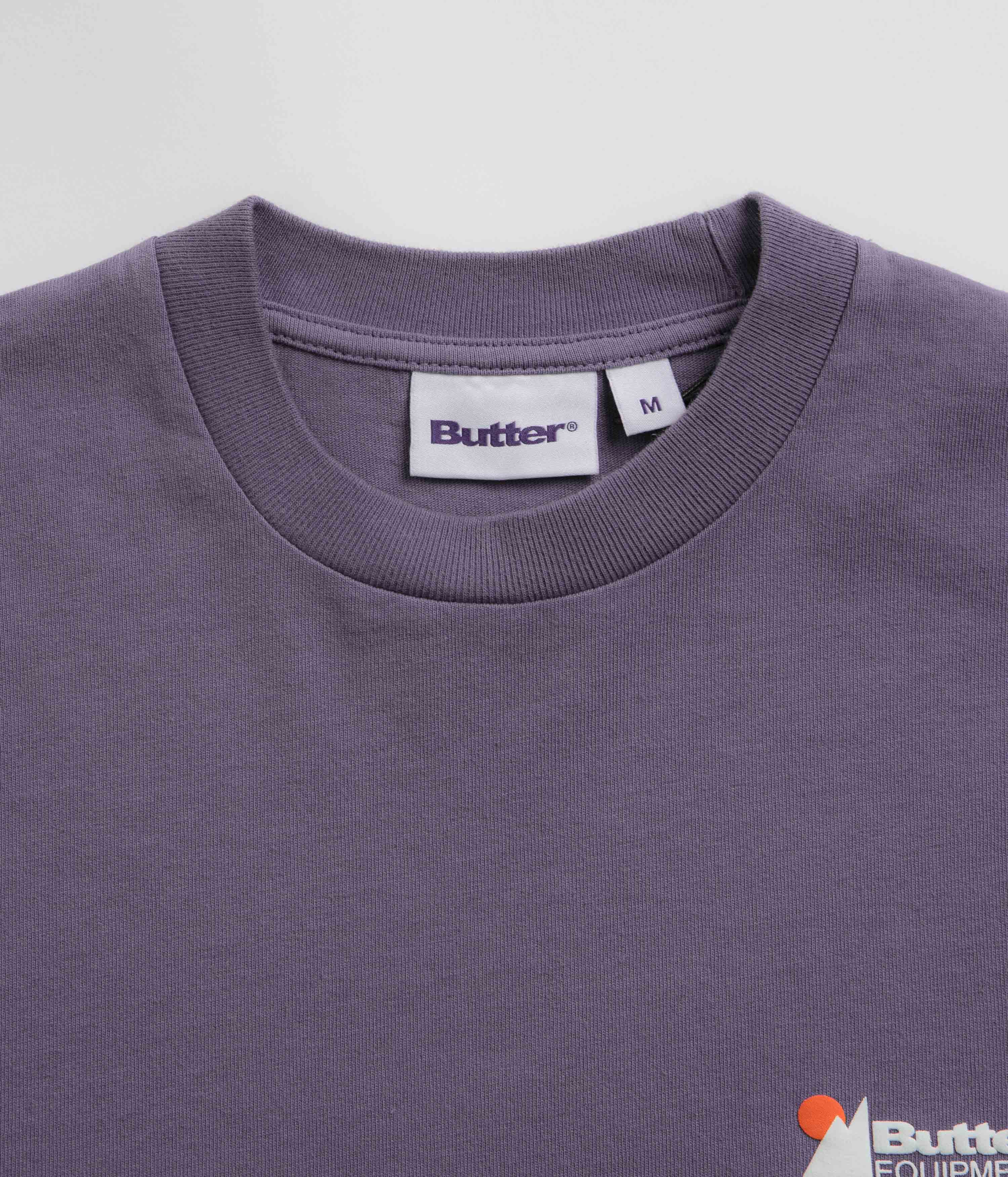 Butter Goods Pigment Dye Long Sleeve T-Shirt - Dusk - Image 4