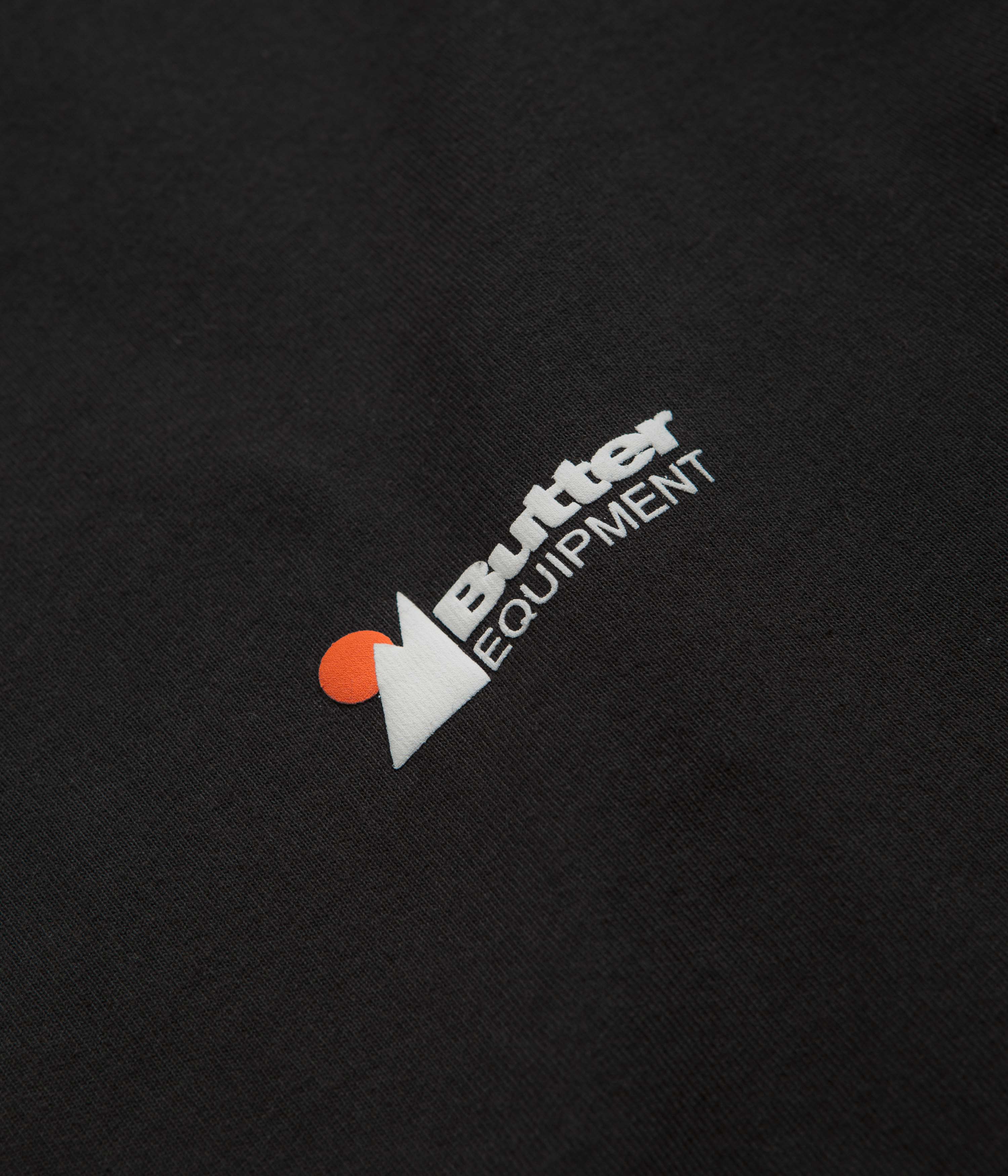 Butter Goods Pigment Dye Long Sleeve T-Shirt - Washed Black - Image 3