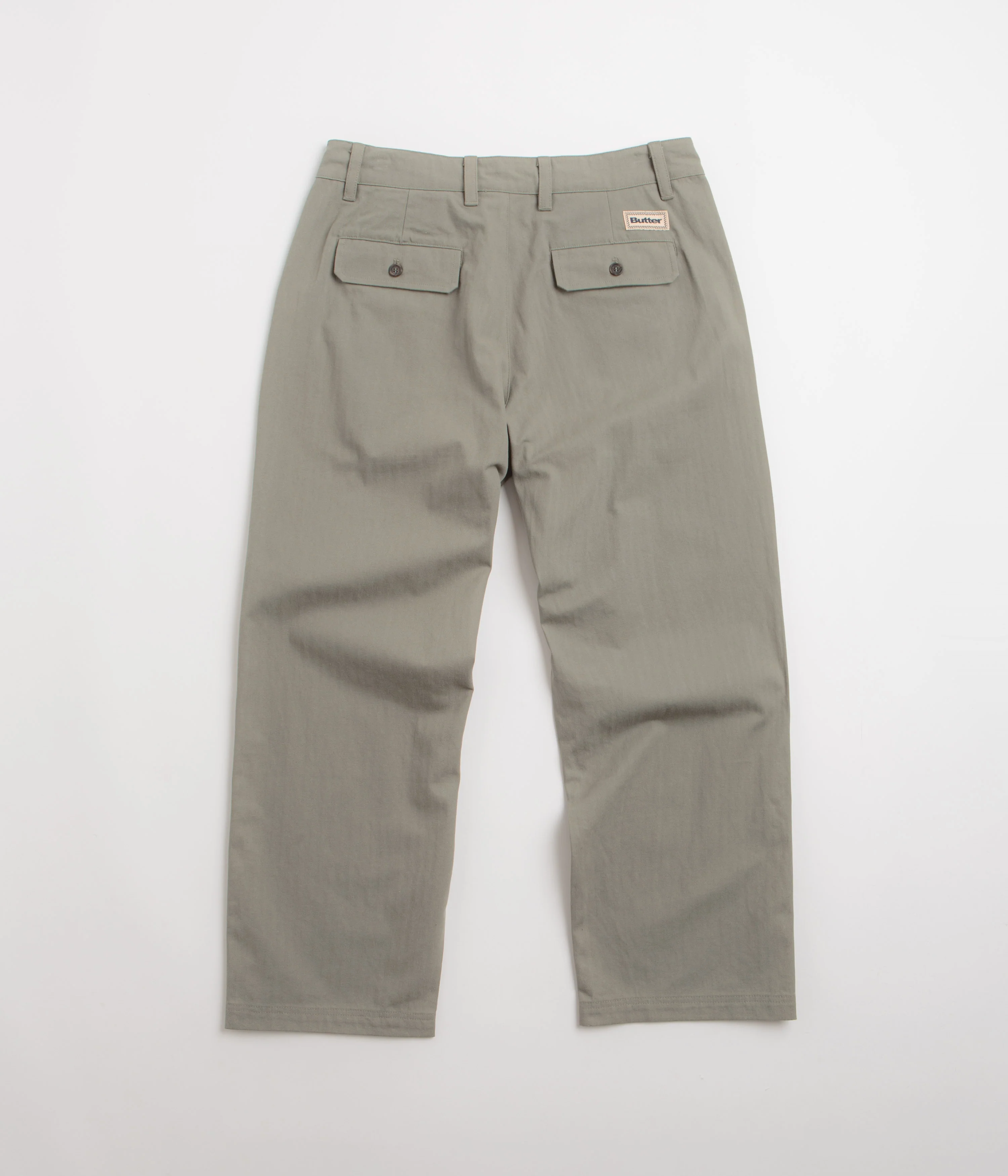 Butter Goods Pleated Trousers - Moss - Image 3