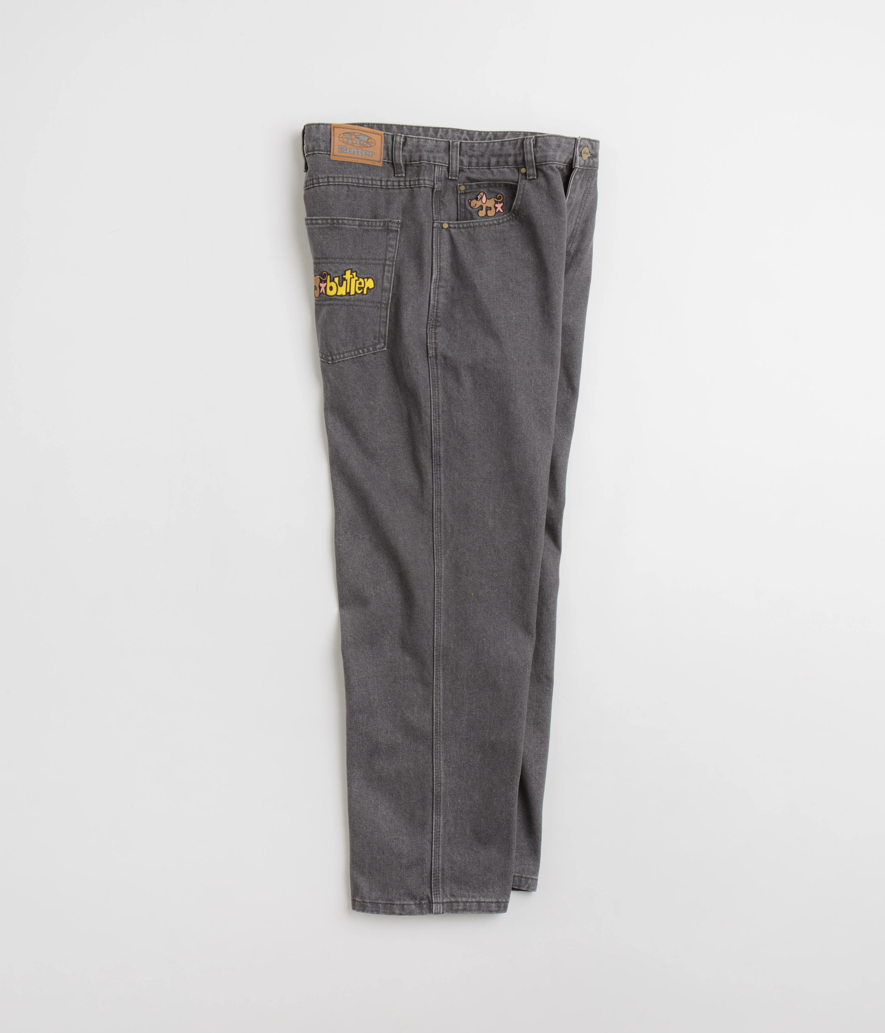 Butter Goods Pooch Relaxed Jeans - Washed Grey - Image 2