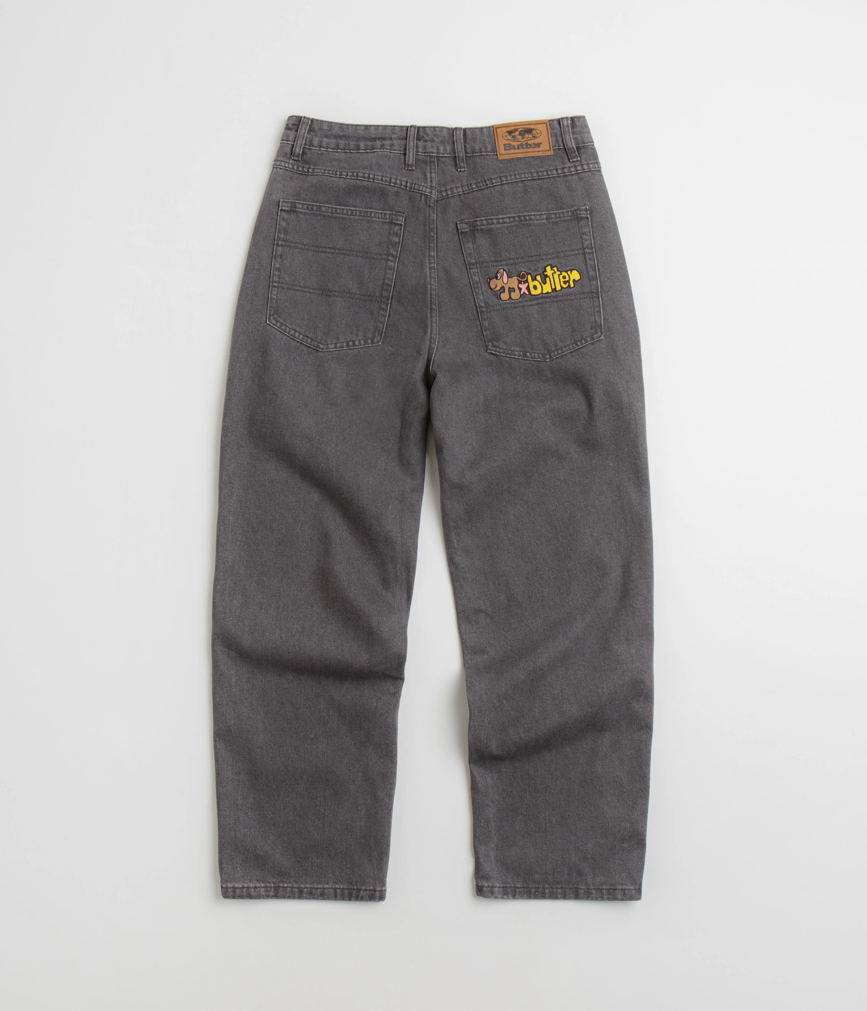 Butter Goods Pooch Relaxed Jeans - Washed Grey - Image 3