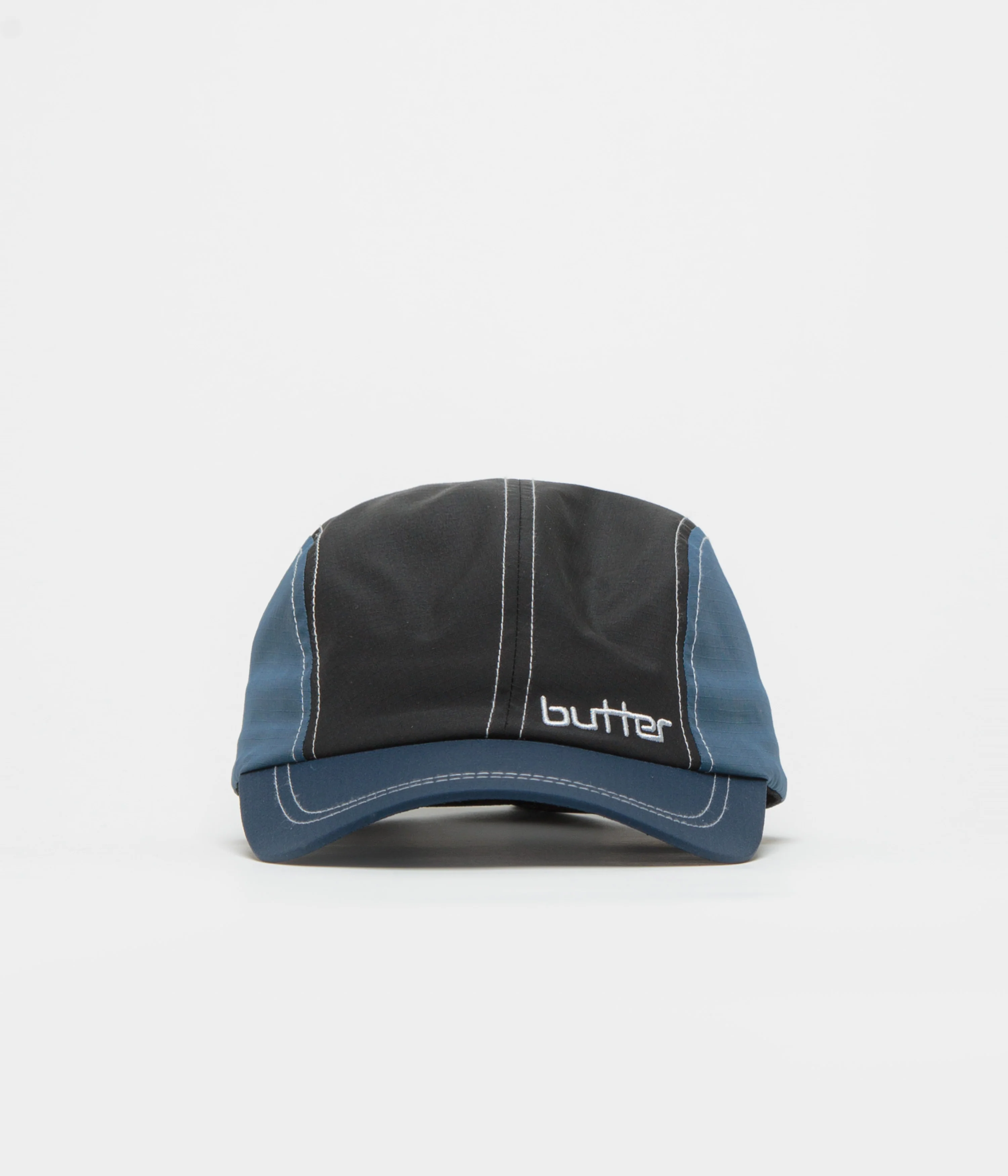 Butter Goods Primary 4 Panel Cap - Black / Slate - Image 2