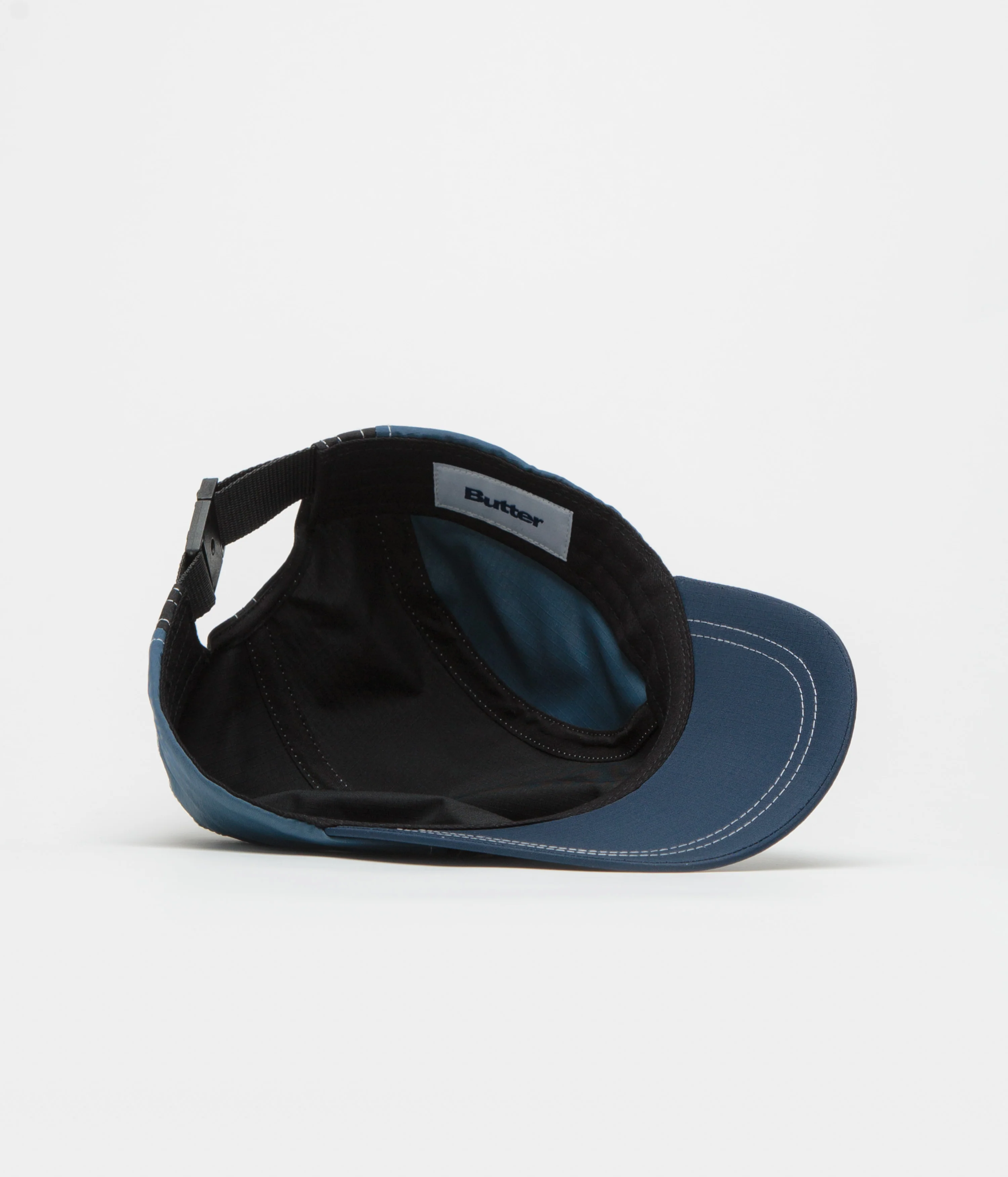 Butter Goods Primary 4 Panel Cap - Black / Slate - Image 4