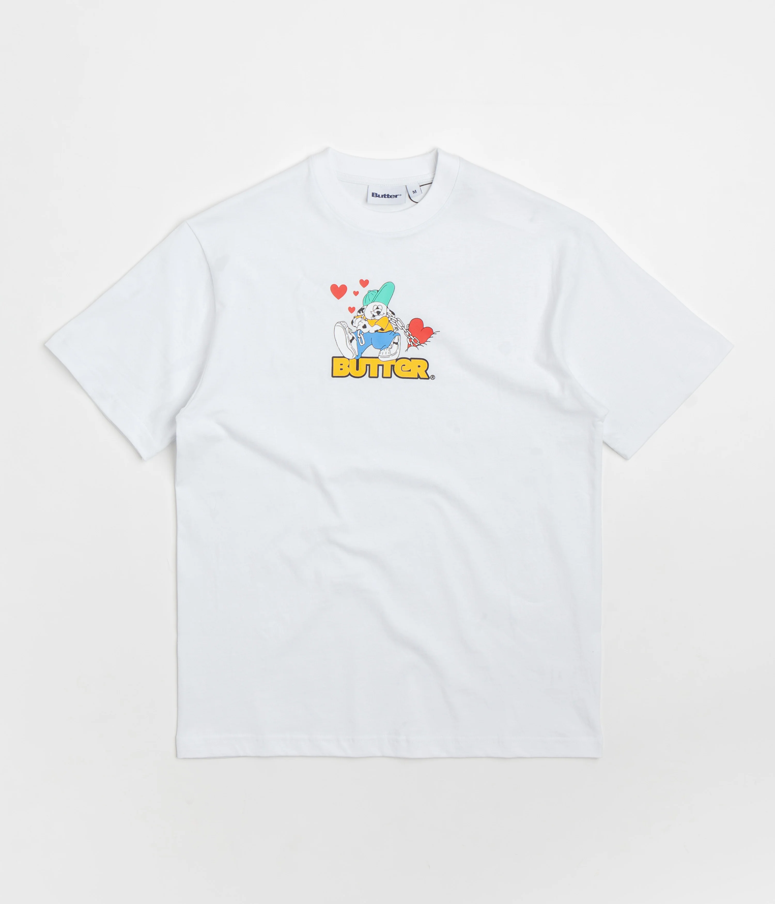 Butter Goods Puppy Love Logo T-Shirt - White