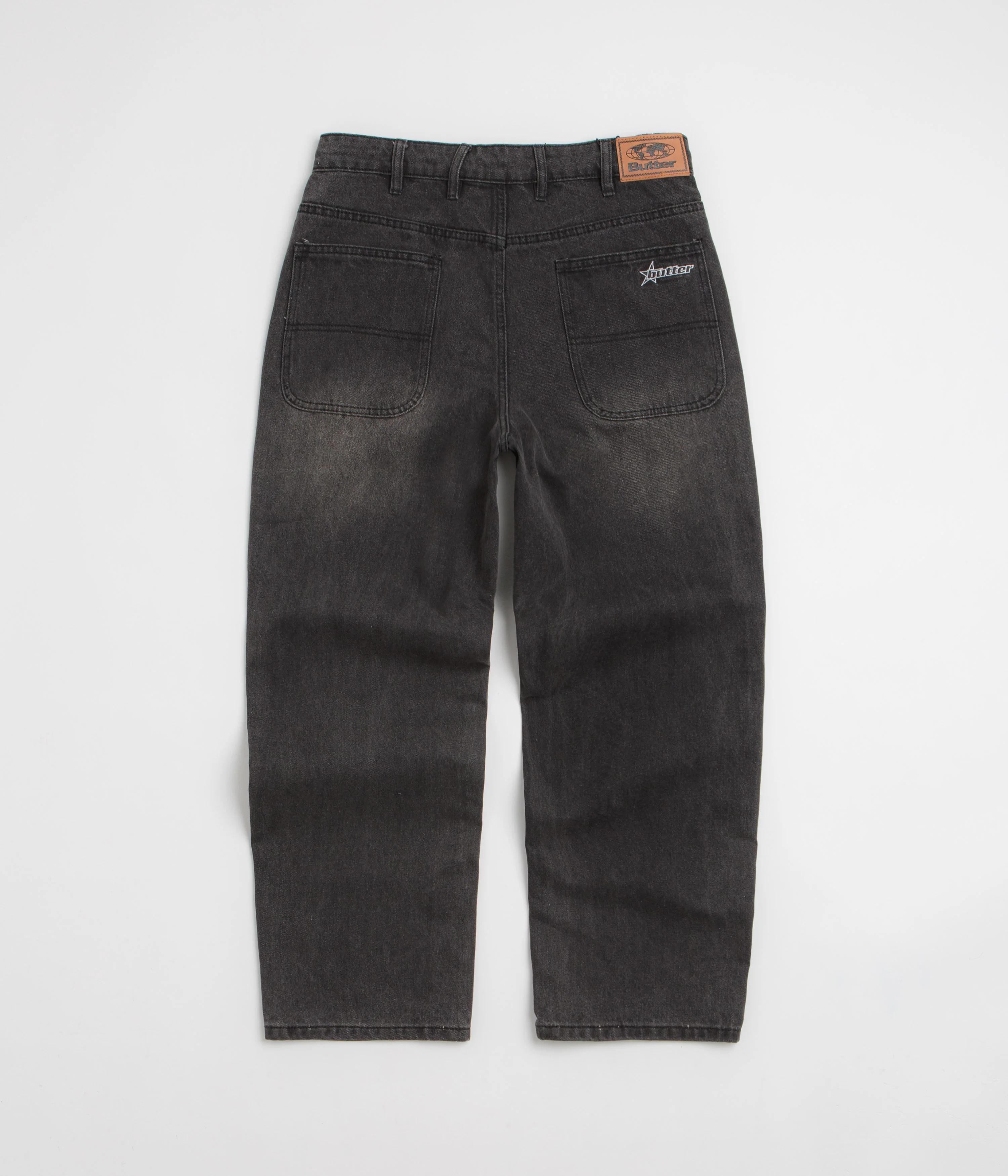 Butter Goods Racer Jeans - Faded Black - Image 3