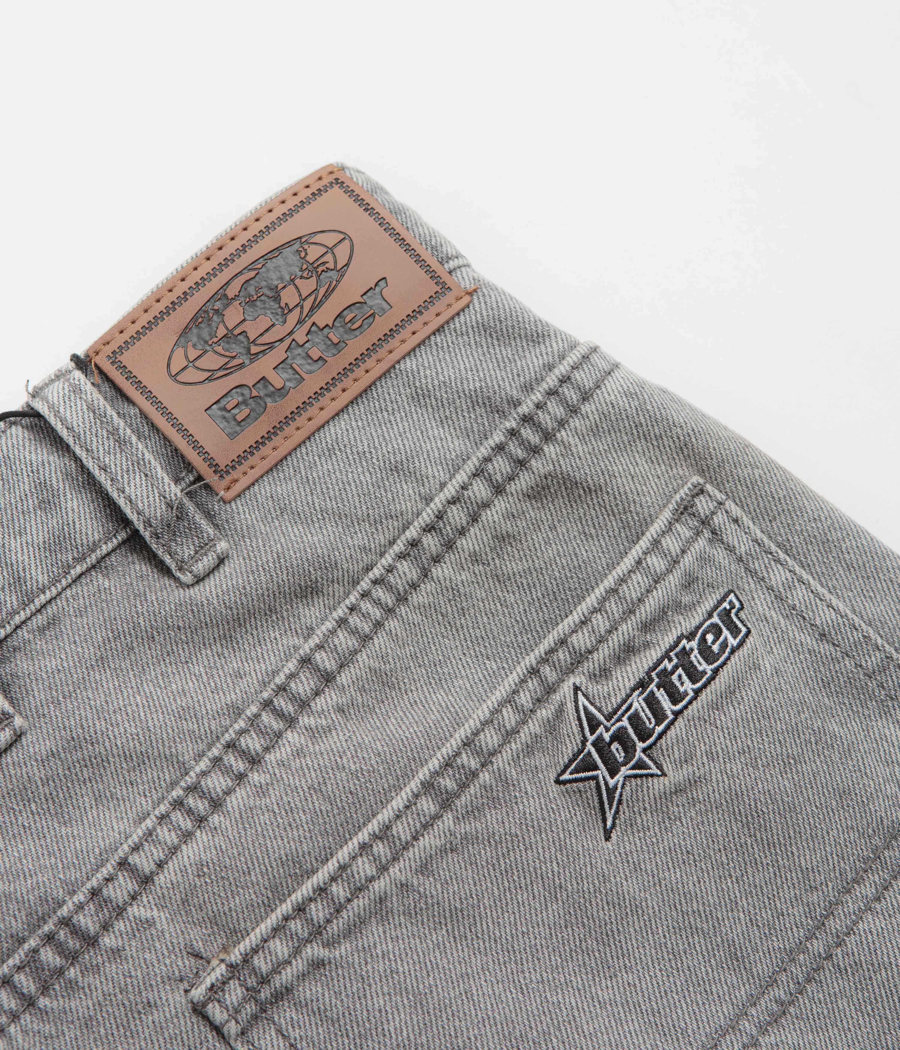 Butter Goods Racer Jeans - Grey Wash - Image 7