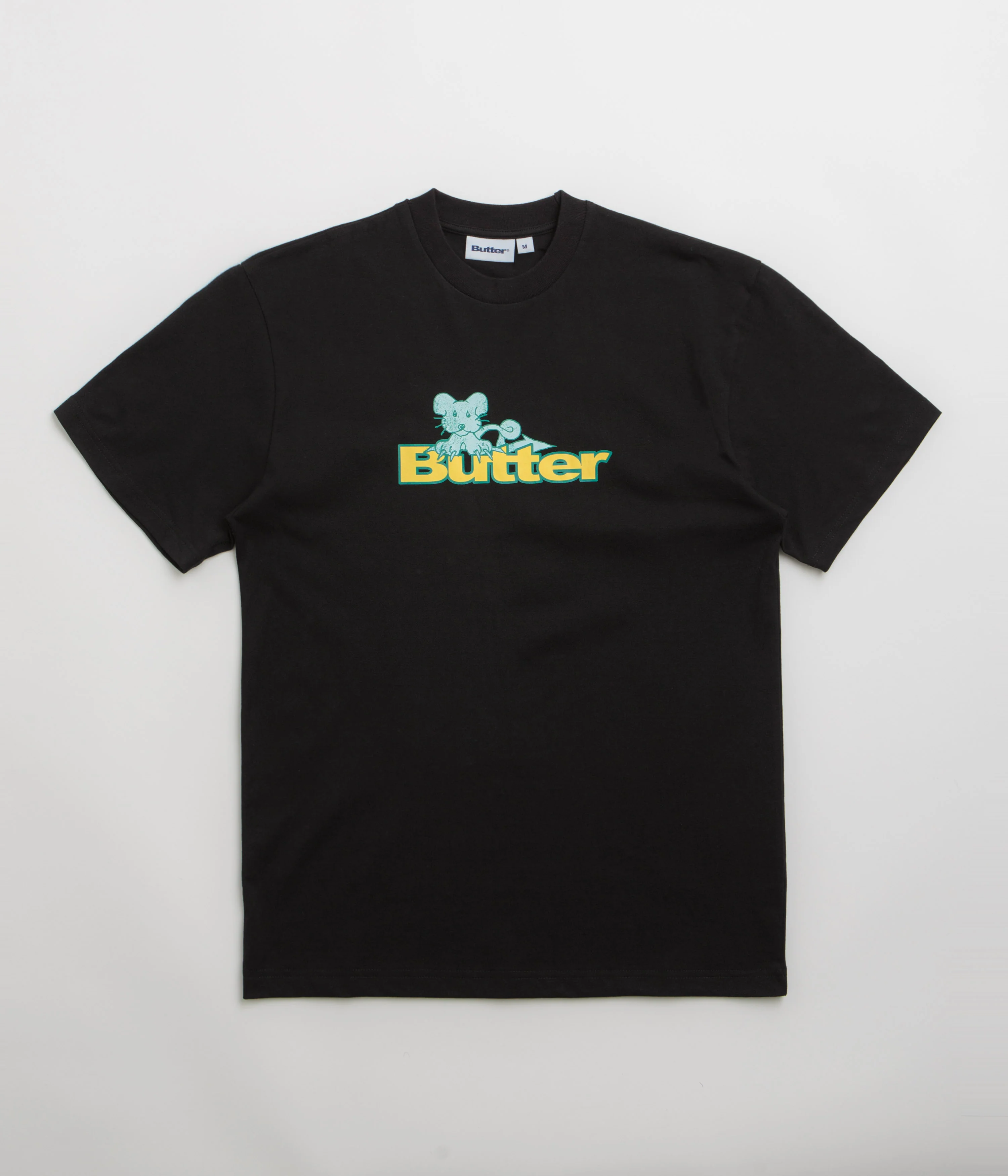 Butter Goods Rat Logo T-Shirt - Black