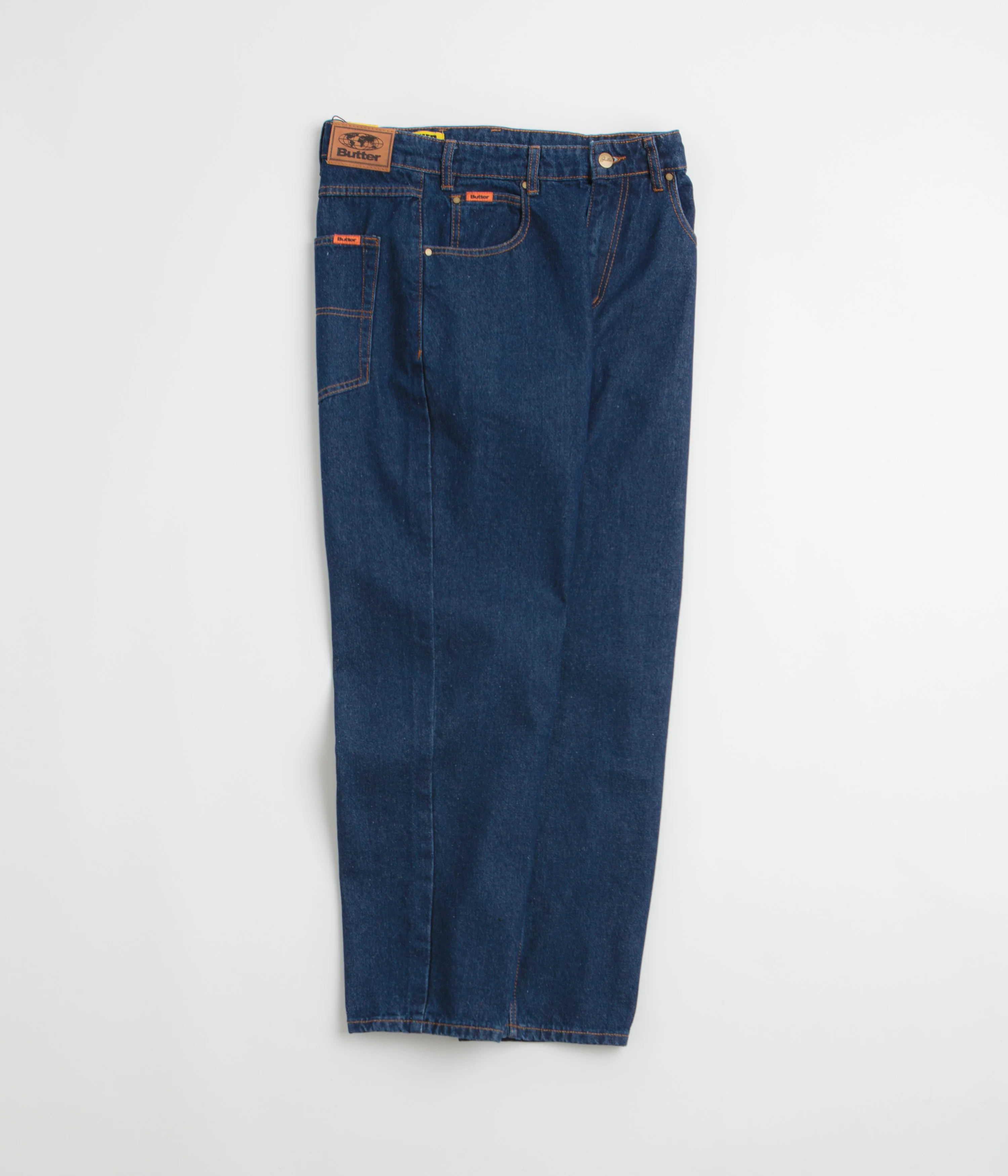 Butter Goods Relaxed Denim Jeans - Dark Indigo - Image 2