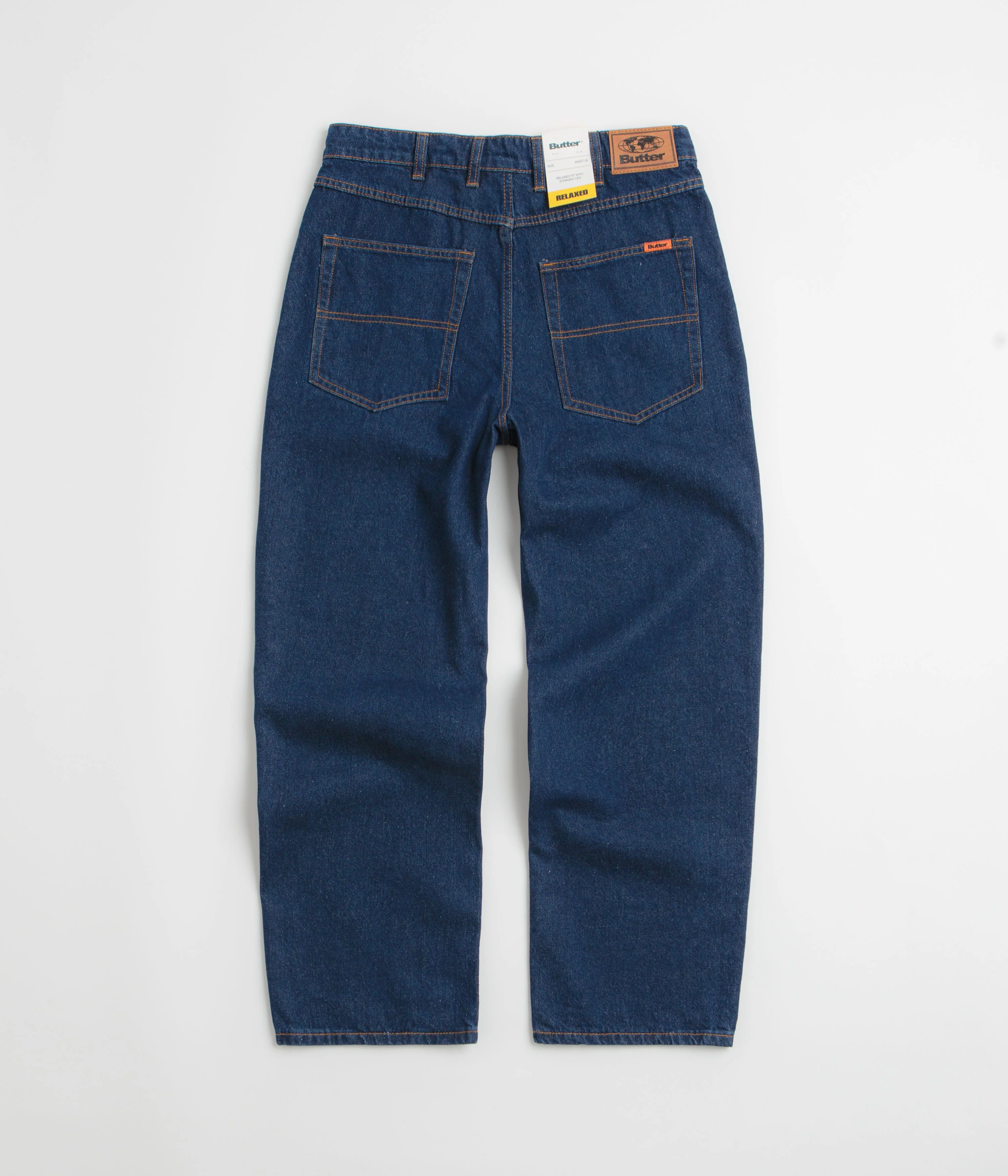 Butter Goods Relaxed Denim Jeans - Dark Indigo - Image 3