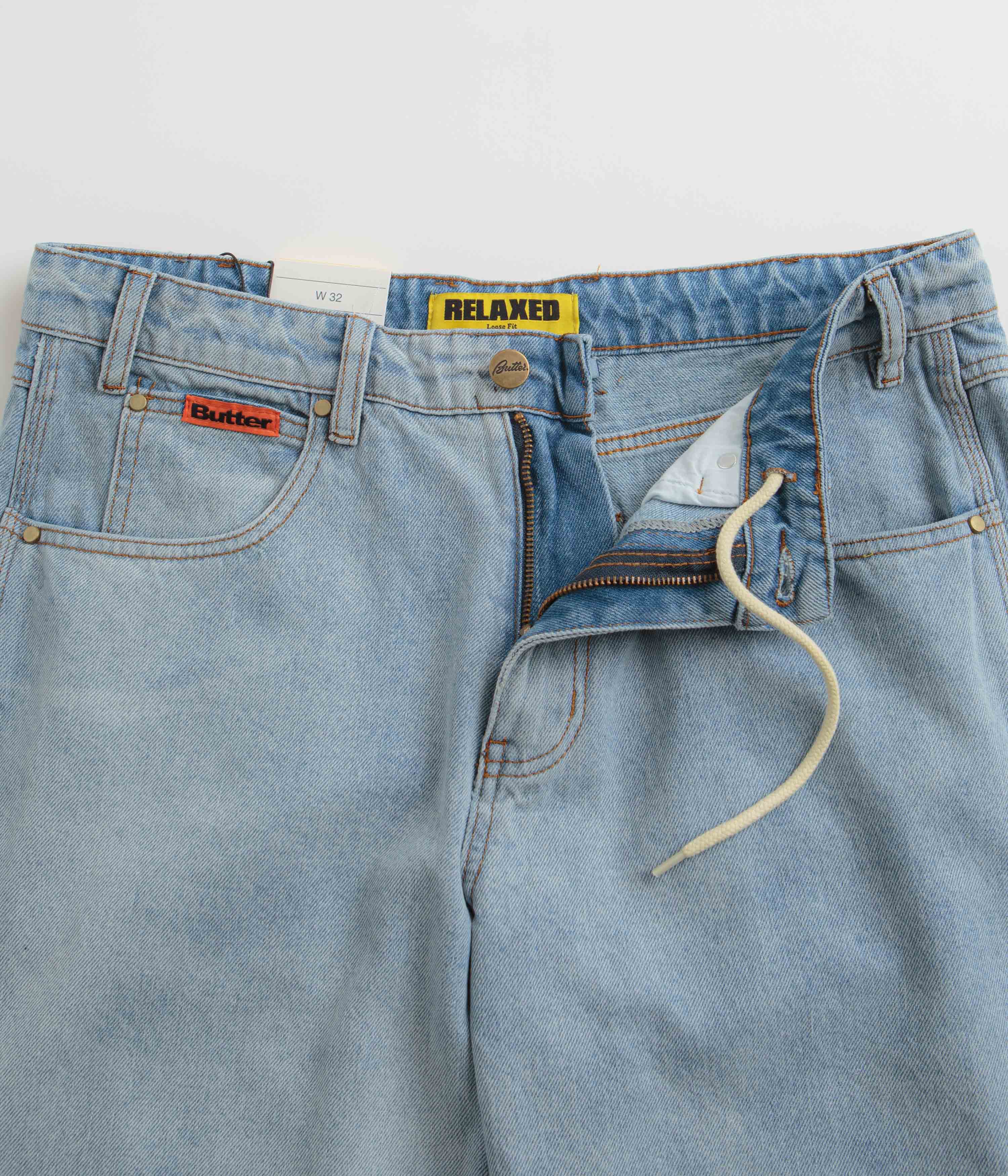Butter Goods Relaxed Jeans - Light Blue - Image 5