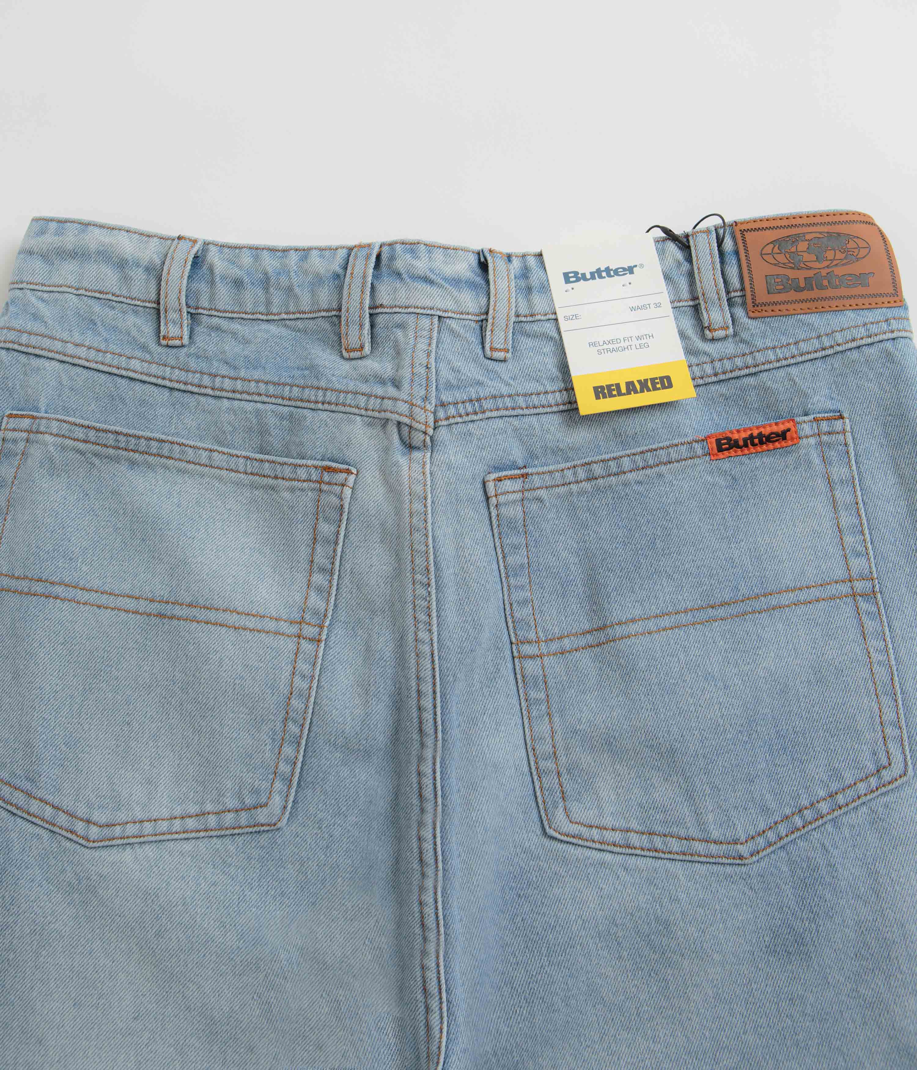 Butter Goods Relaxed Jeans - Light Blue - Image 6