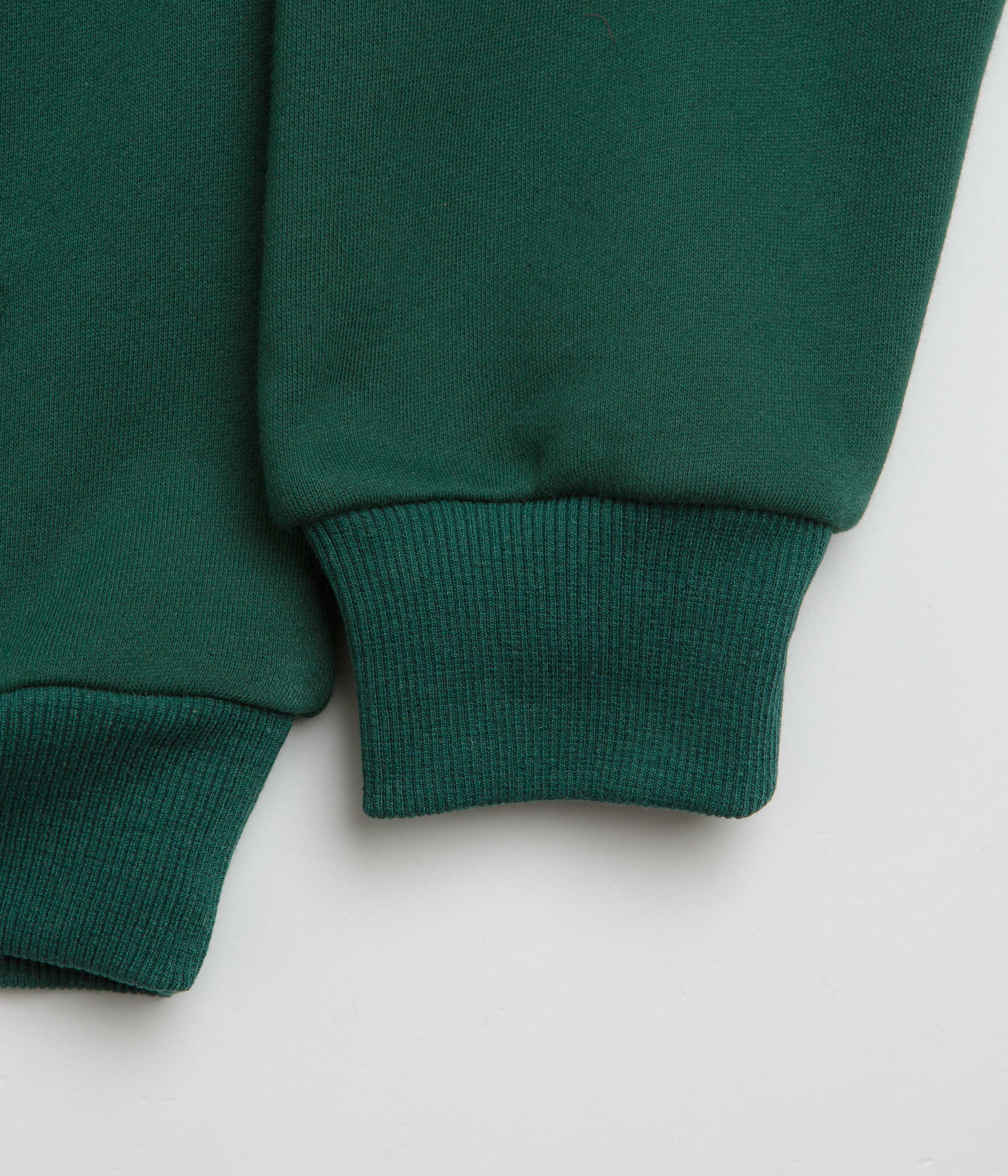 Butter Goods Ripstop Logo Applique Hoodie - Forest - Image 4