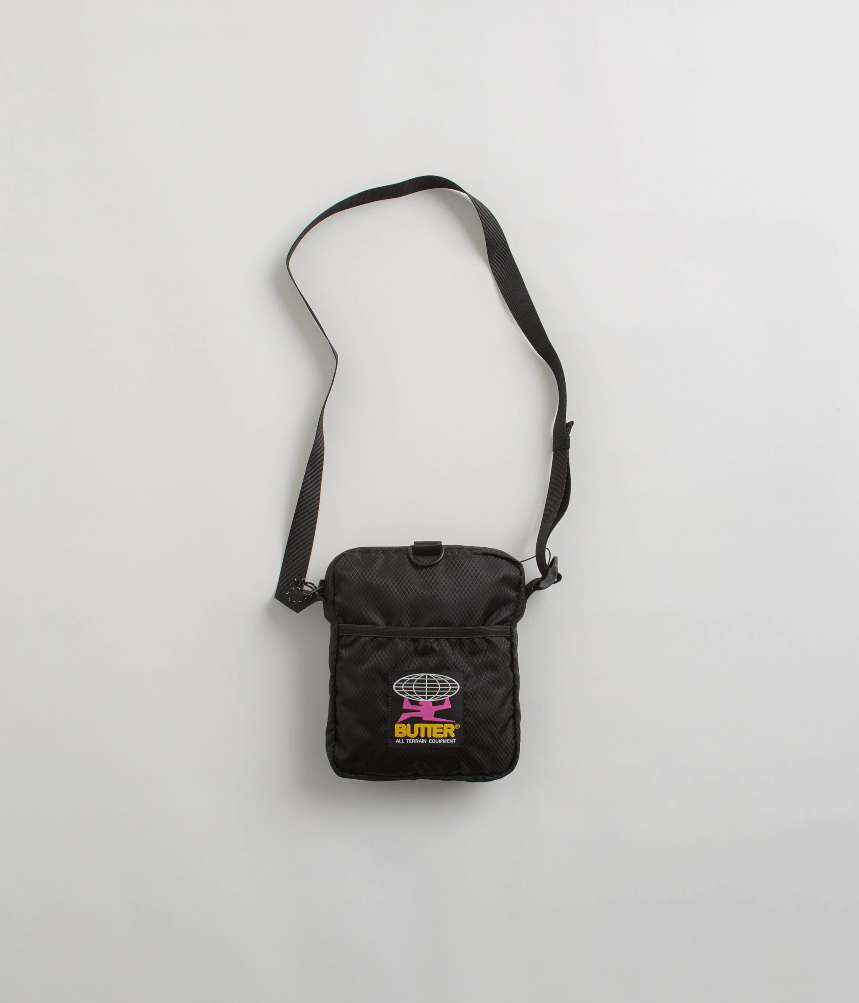 Butter Goods Ripstop Side Bag - Black