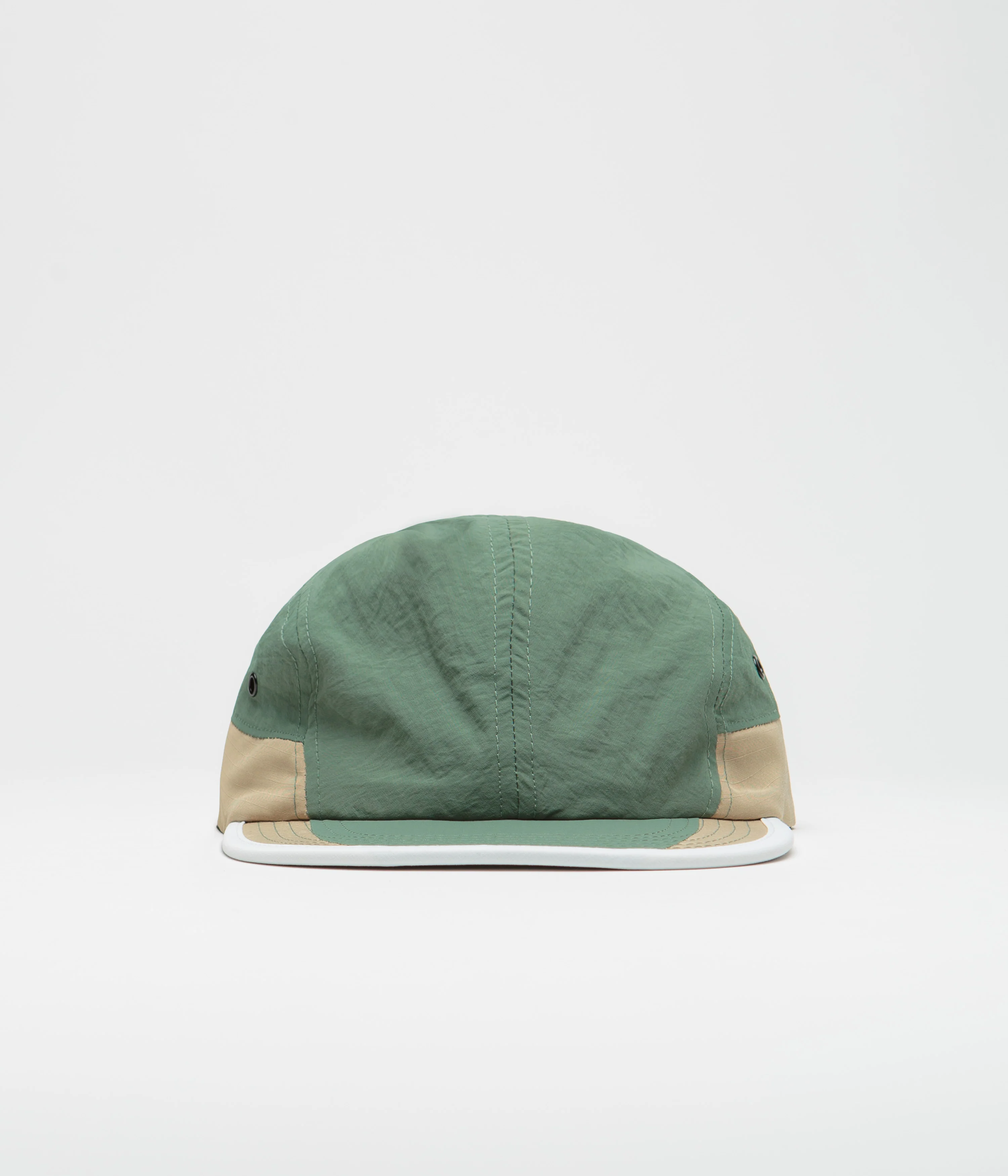 Butter Goods Ripstop Trail 5 Panel Cap - Sand / Forest - Image 2