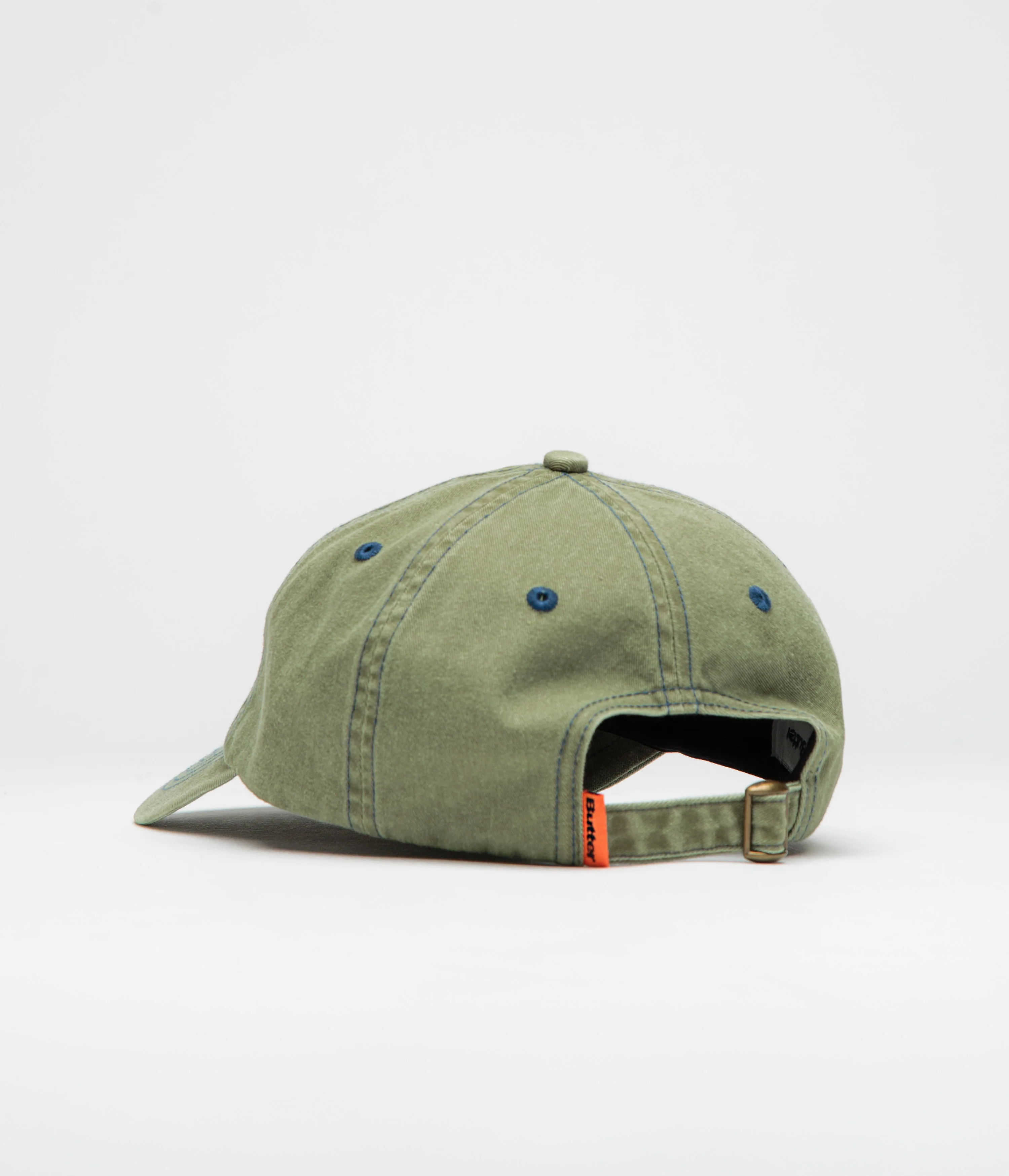 Butter Goods Rounded Logo Cap - Washed Pear - Image 3