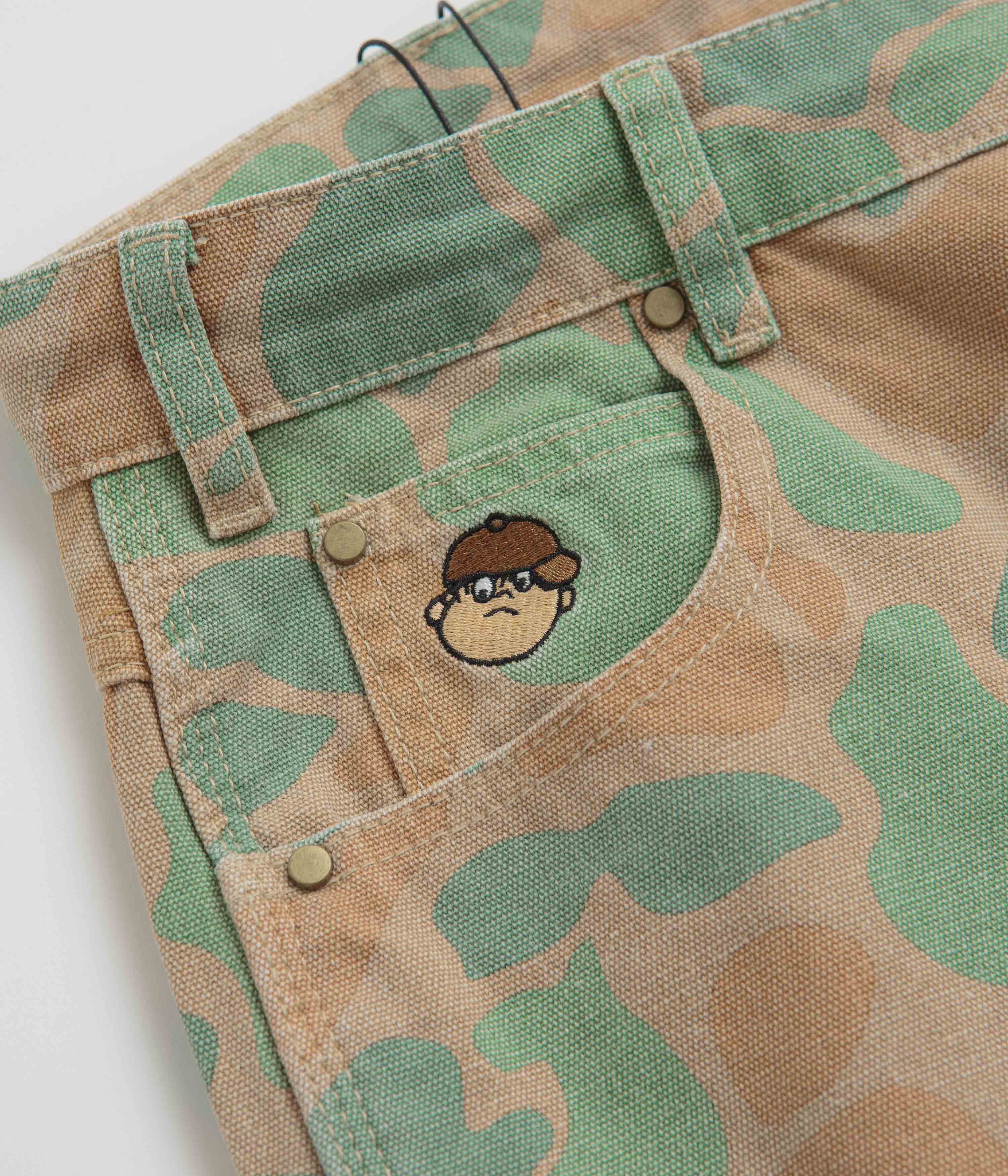 Butter Goods Santosuosso Camo Pants - Washed Camo - Image 5
