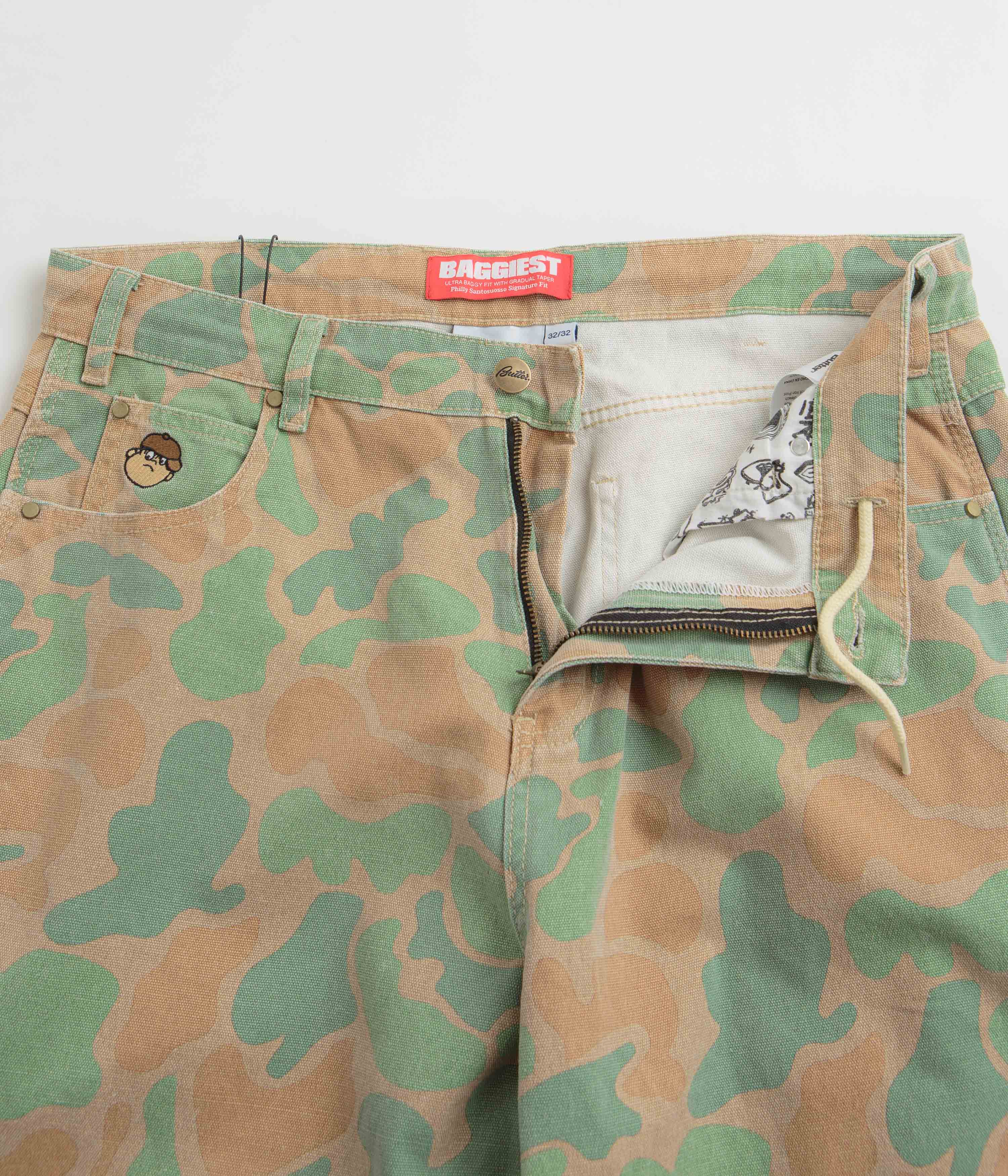 Butter Goods Santosuosso Camo Pants - Washed Camo - Image 7