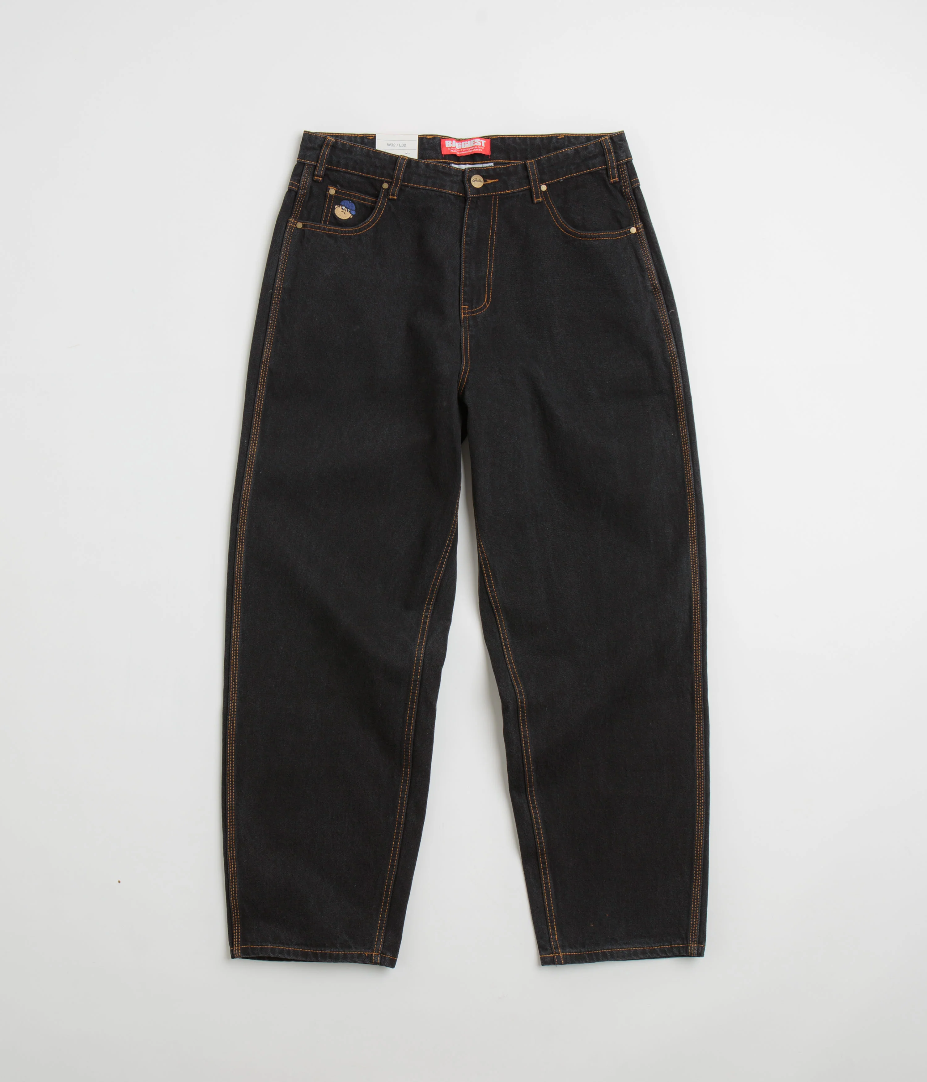 Butter Goods Santosuosso Denim Pants - Washed Black