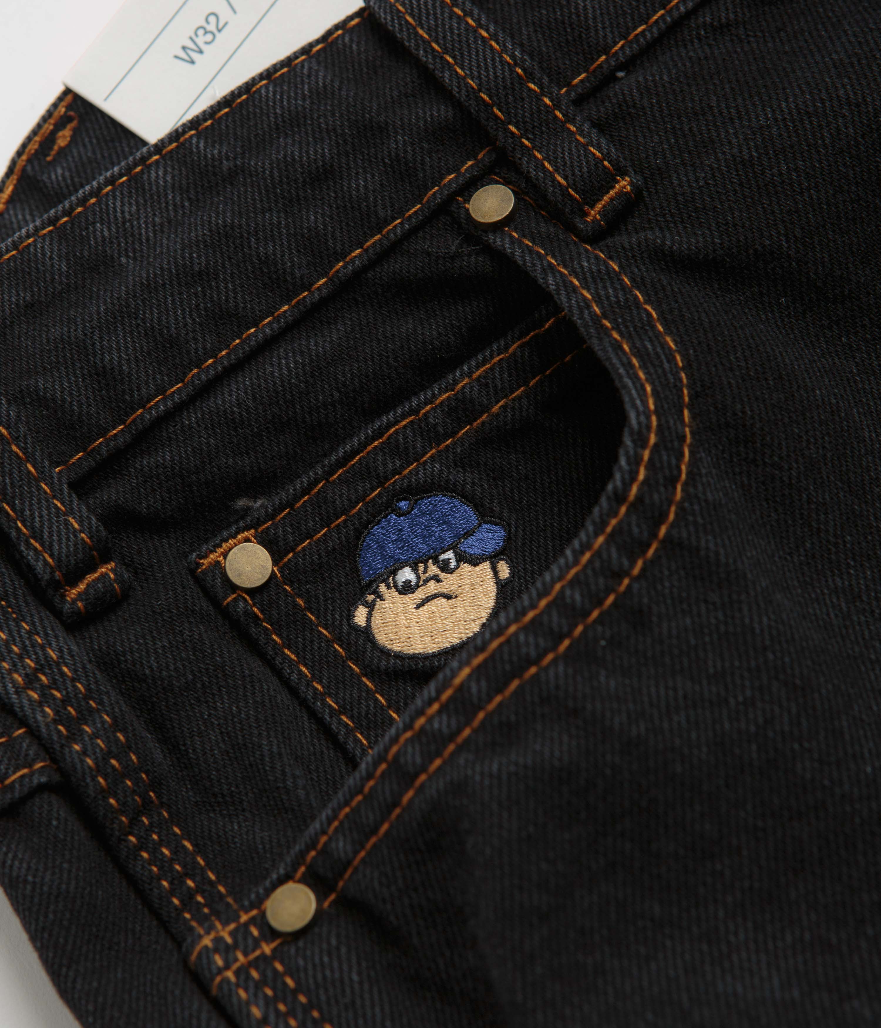 Butter Goods Santosuosso Denim Pants - Washed Black - Image 6