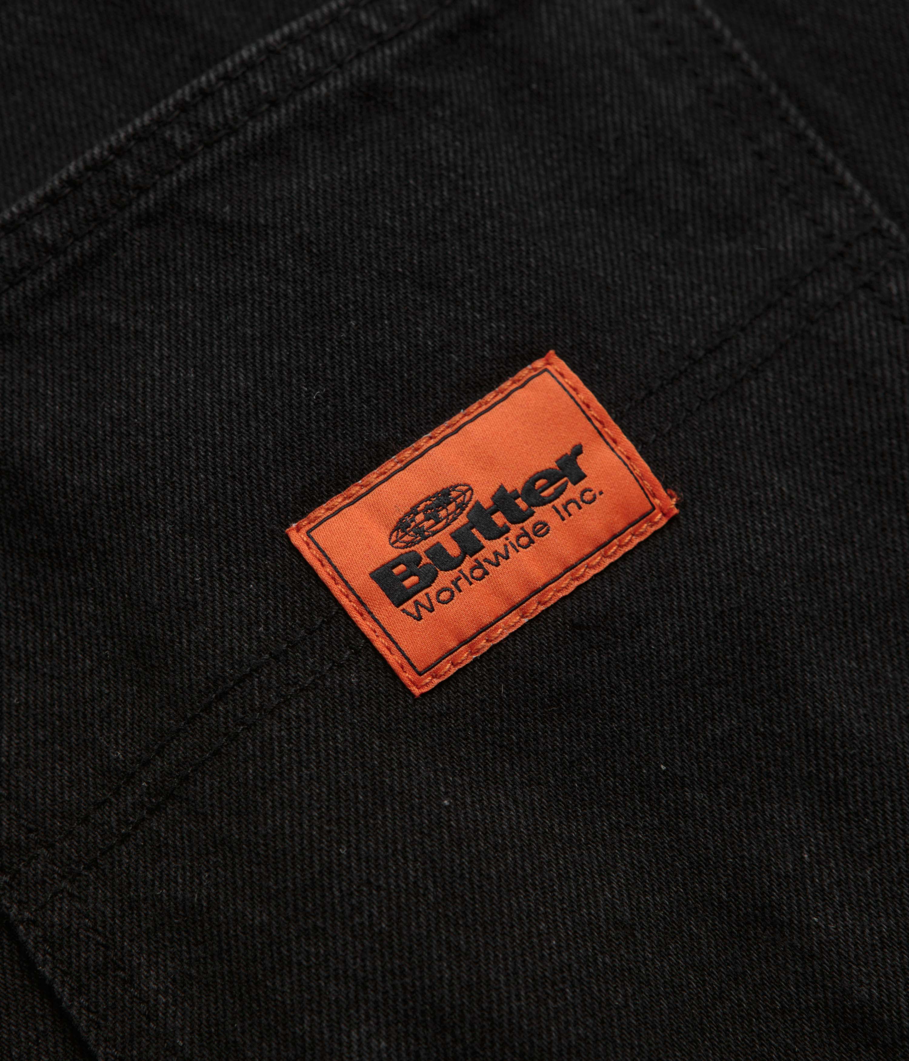 Butter Goods Santosuosso Double Knee Jeans - Washed Black - Image 8