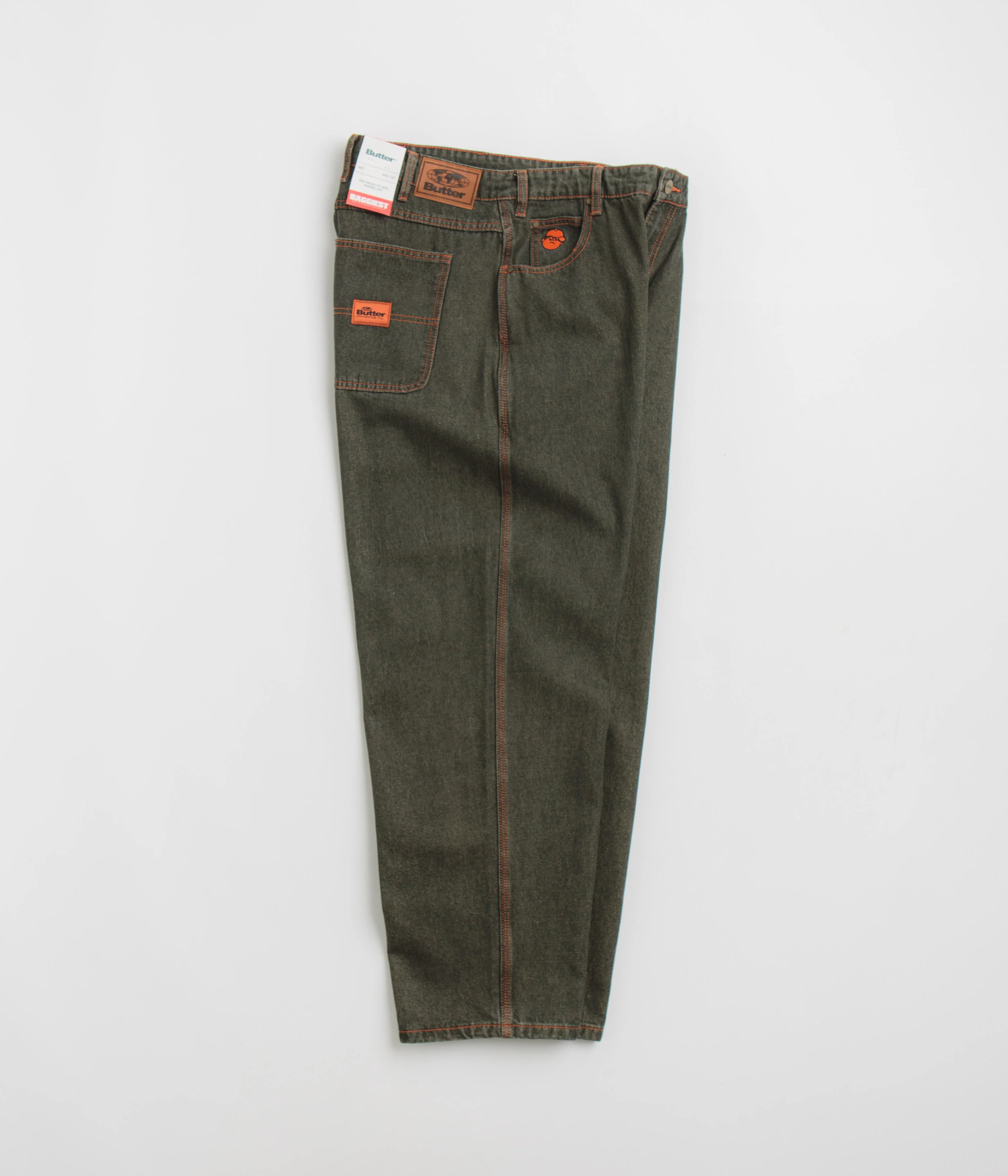 Butter Goods Santosuosso Jeans - Dark Army Wash - Image 2