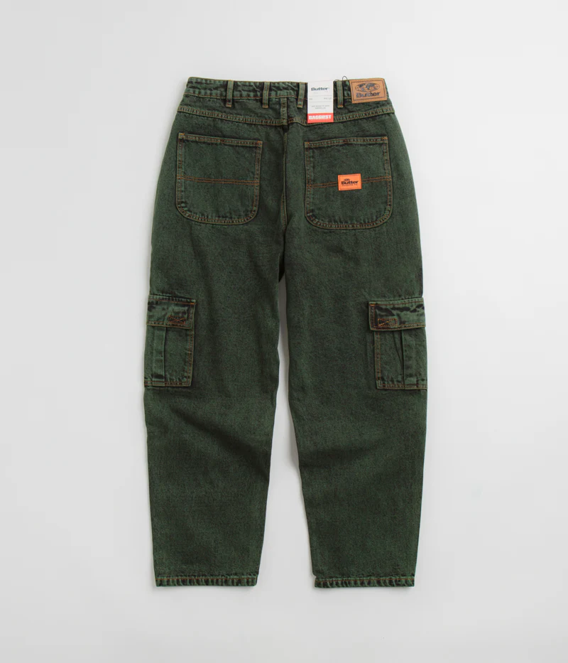 Butter Goods Santosuosso Jeans - Dark Green - Image 3