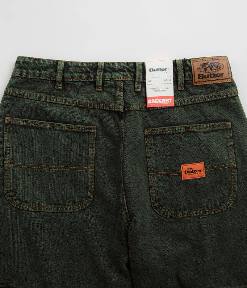Butter Goods Santosuosso Jeans - Dark Green - Image 6