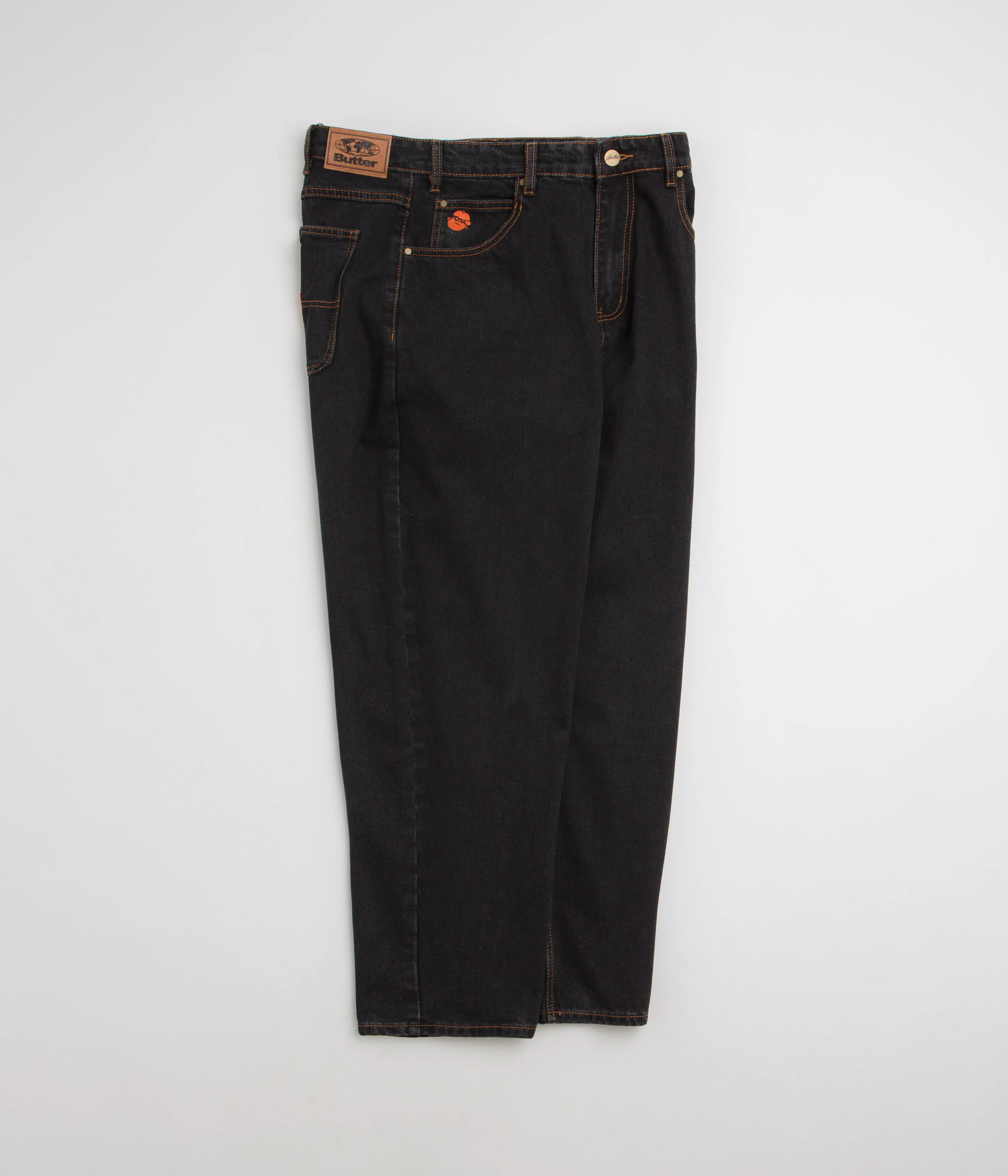 Butter Goods Santosuosso Jeans - Washed Black / Black - Image 2