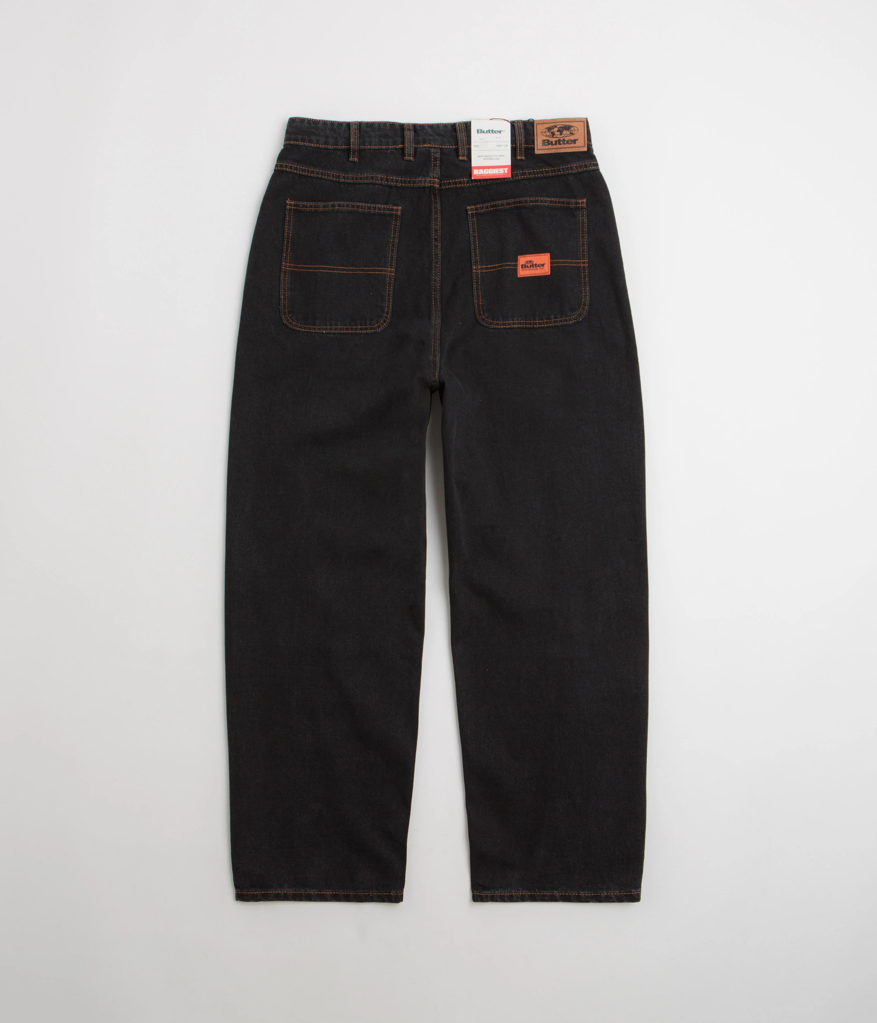 Butter Goods Santosuosso Jeans - Washed Black / Black - Image 3