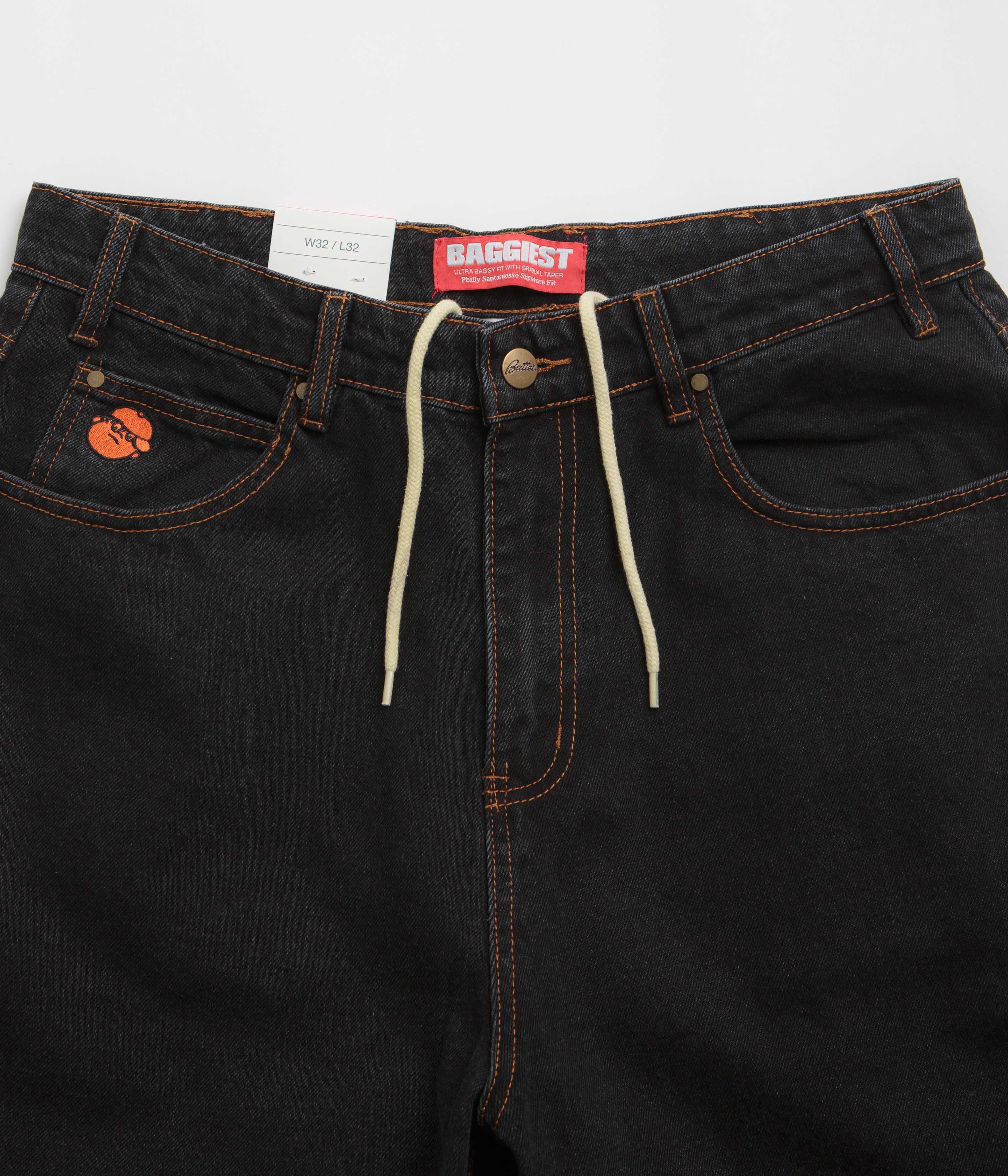 Butter Goods Santosuosso Jeans - Washed Black / Black - Image 5