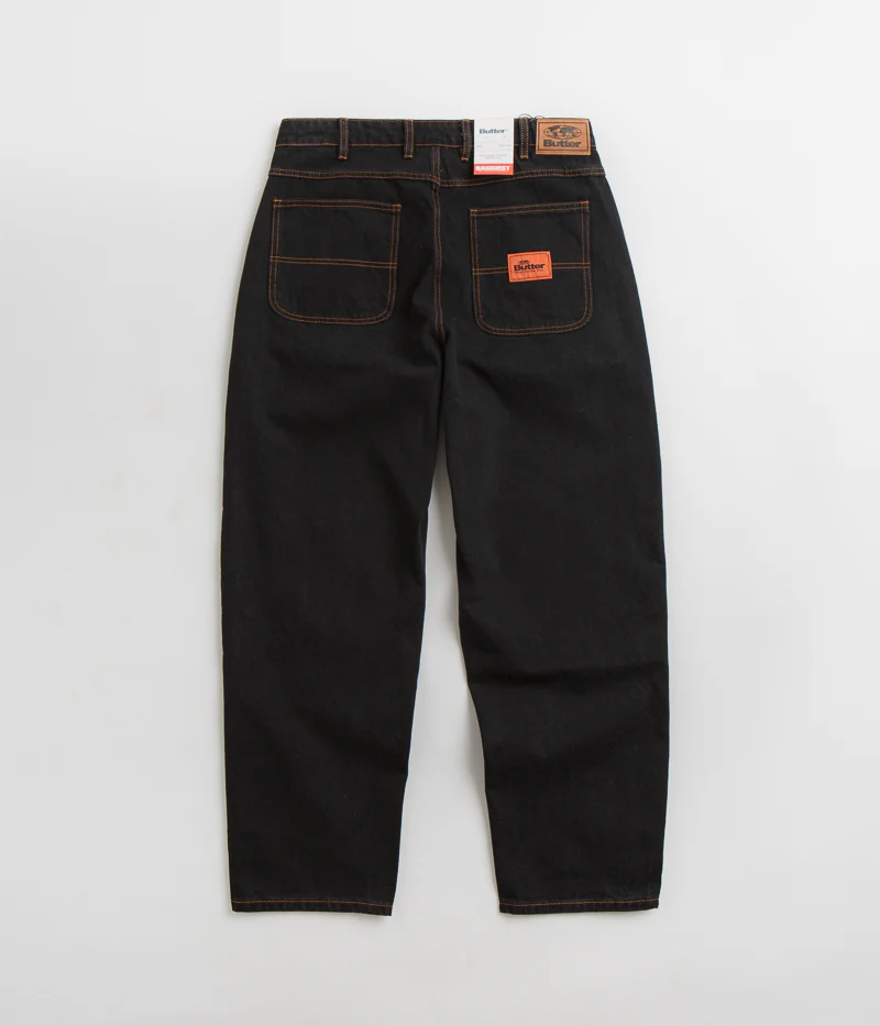 Butter Goods Santosuosso Jeans - Washed Black / Blue - Image 3