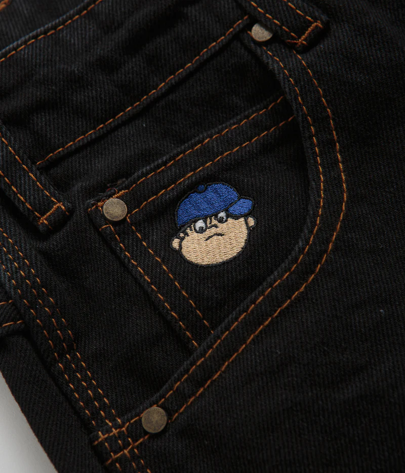 Butter Goods Santosuosso Jeans - Washed Black / Blue - Image 7