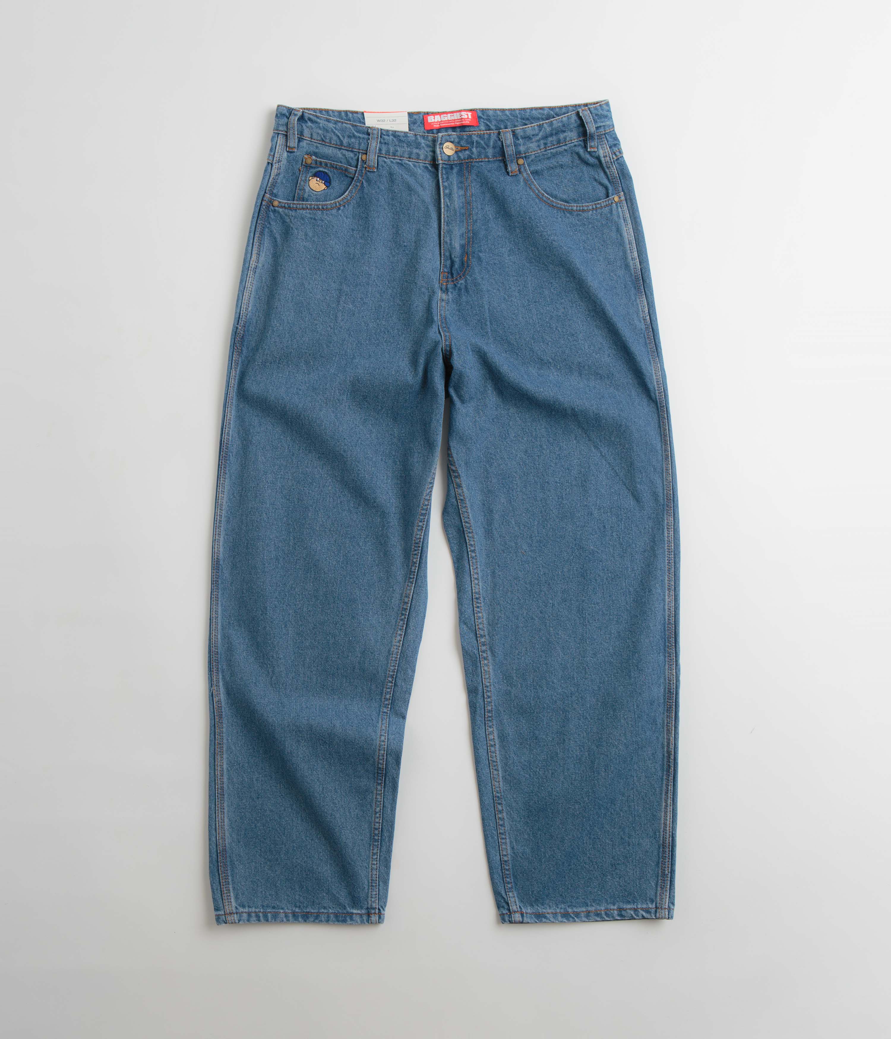 Butter Goods Santosuosso Jeans - Washed Indigo / Blue / Blue