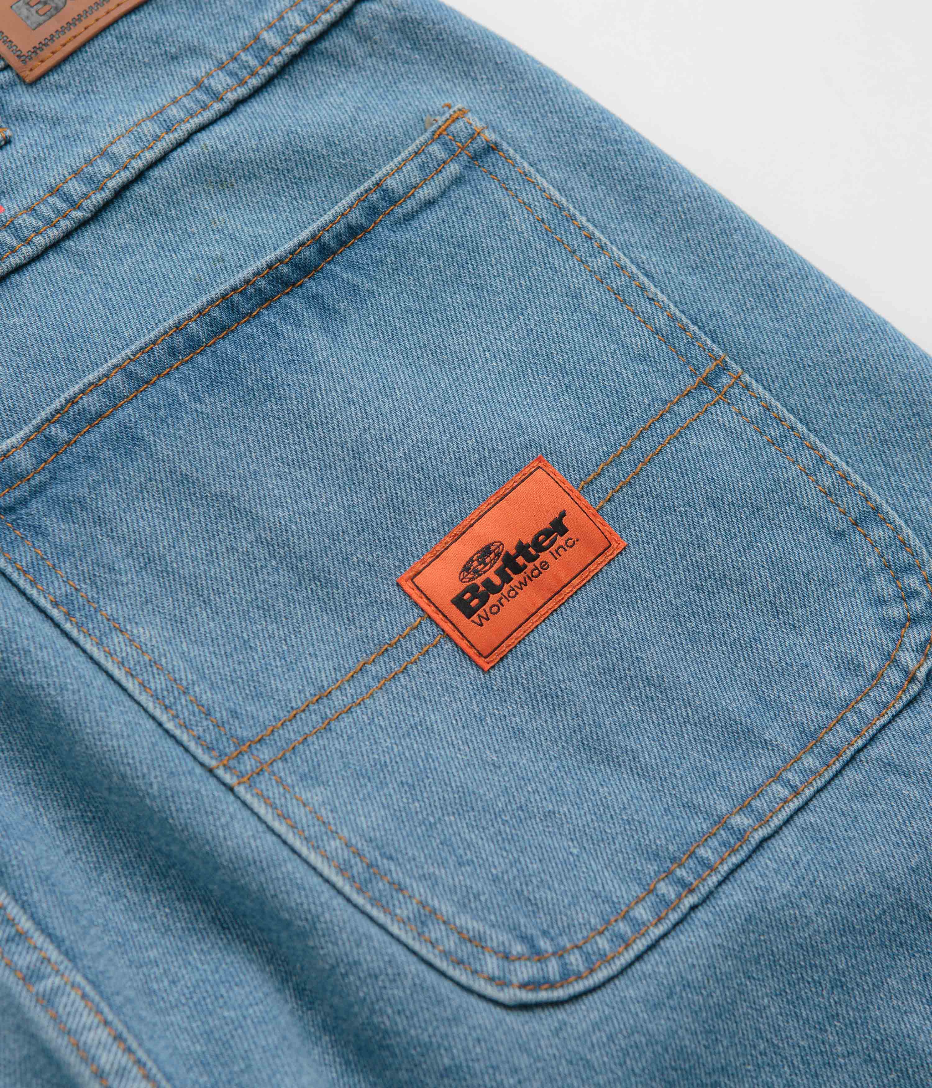 Butter Goods Santosuosso Jeans - Washed Indigo / Indigo - Image 8