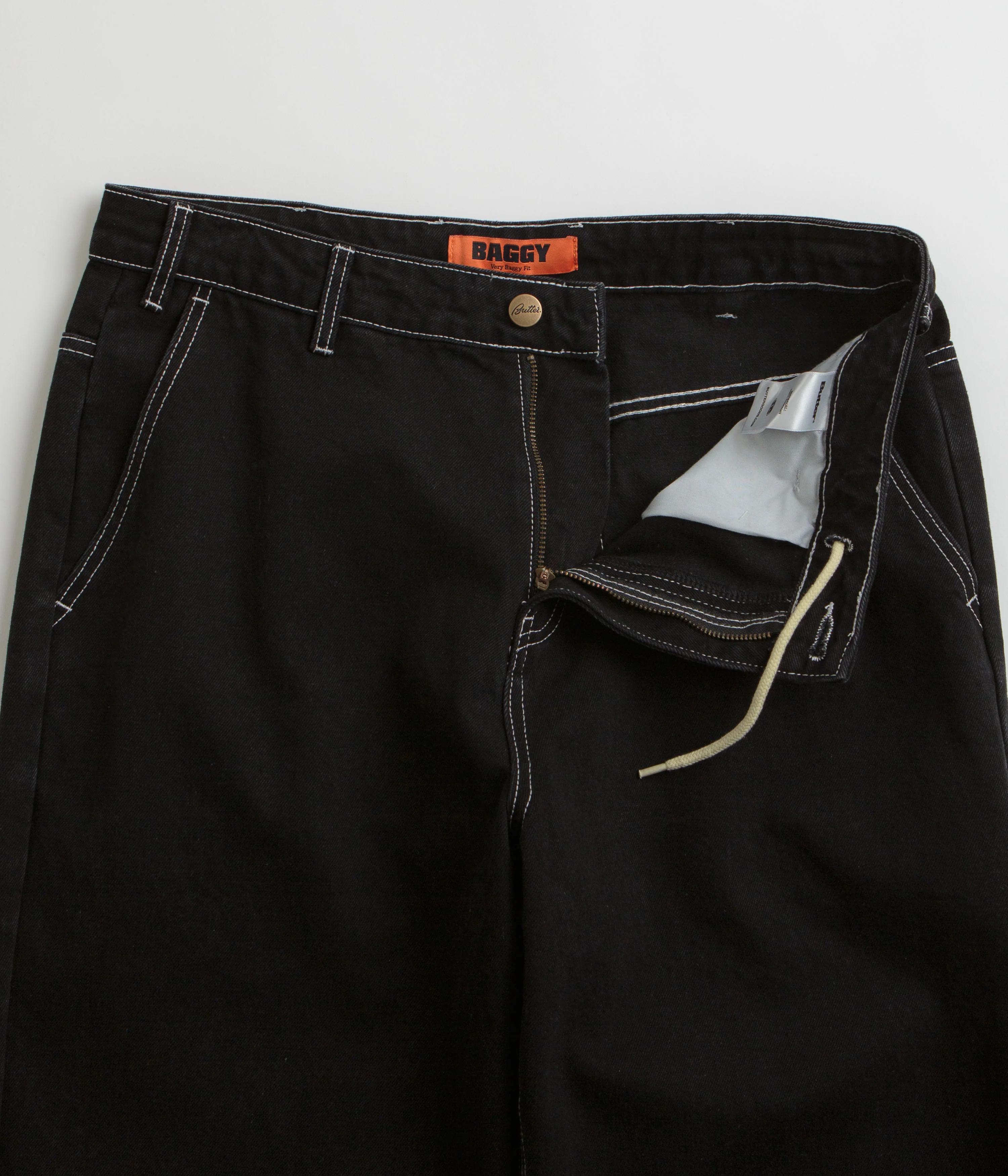 Butter Goods Scribble Jeans - Washed Black - Image 5