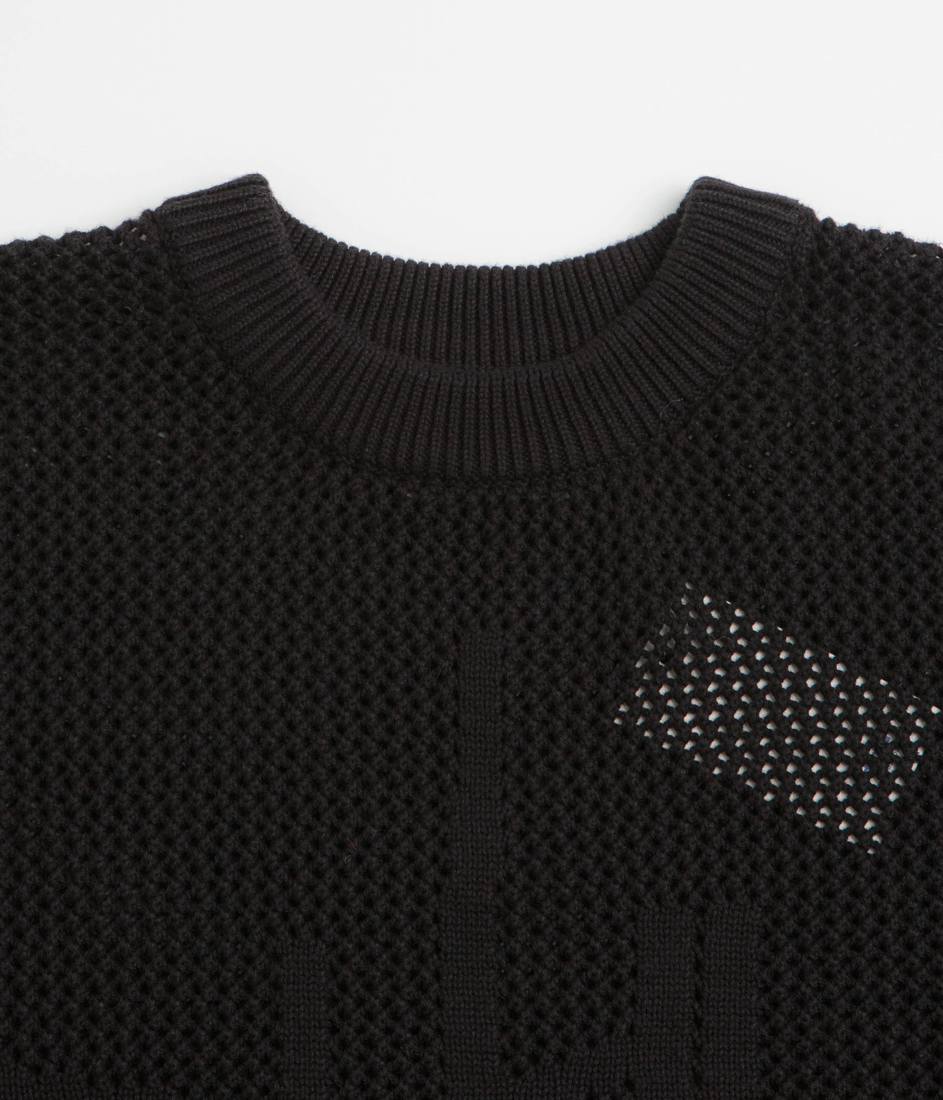 Butter Goods Scribble Knit Sweatshirt - Black - Image 2