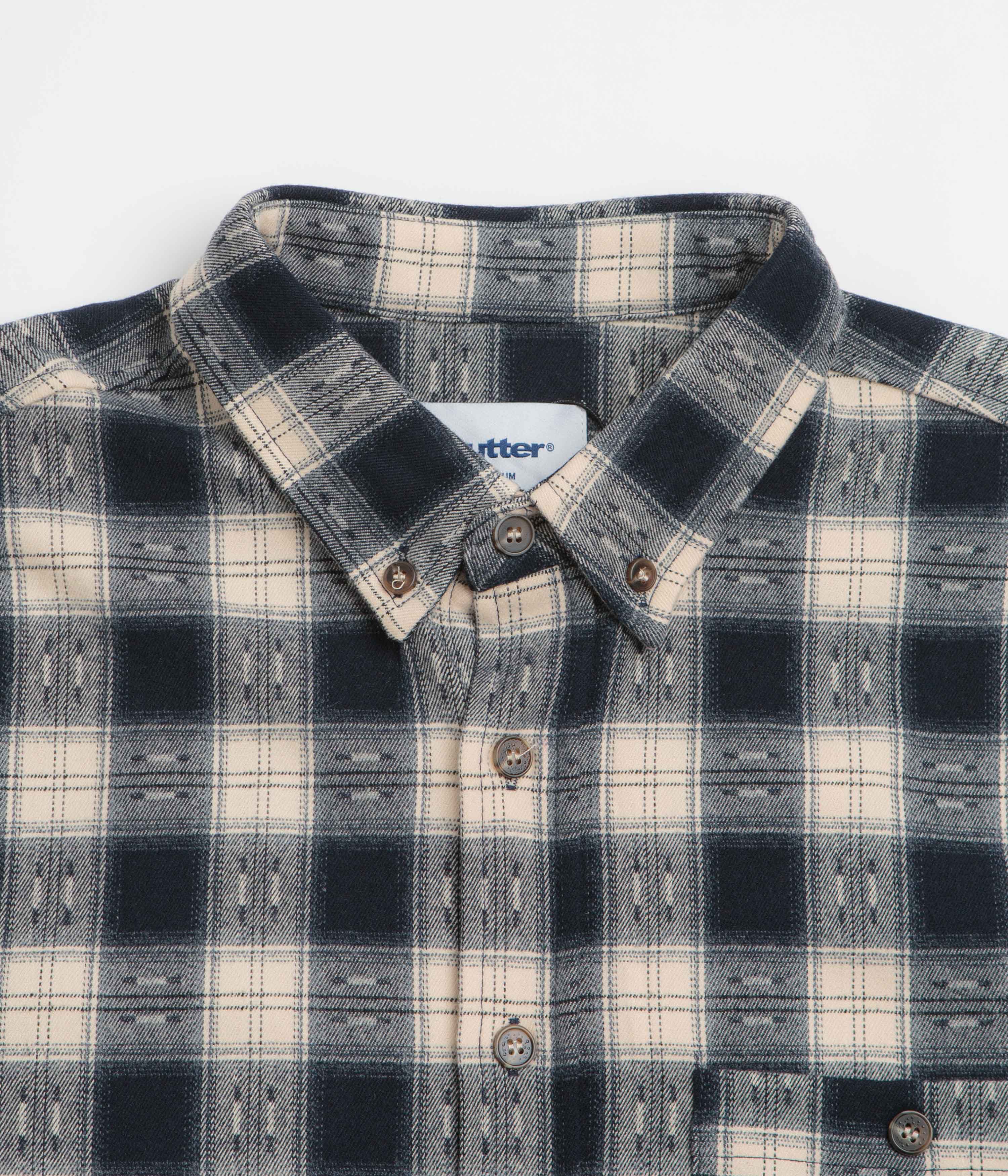 Butter Goods Sirocco Shirt - Navy / White - Image 2