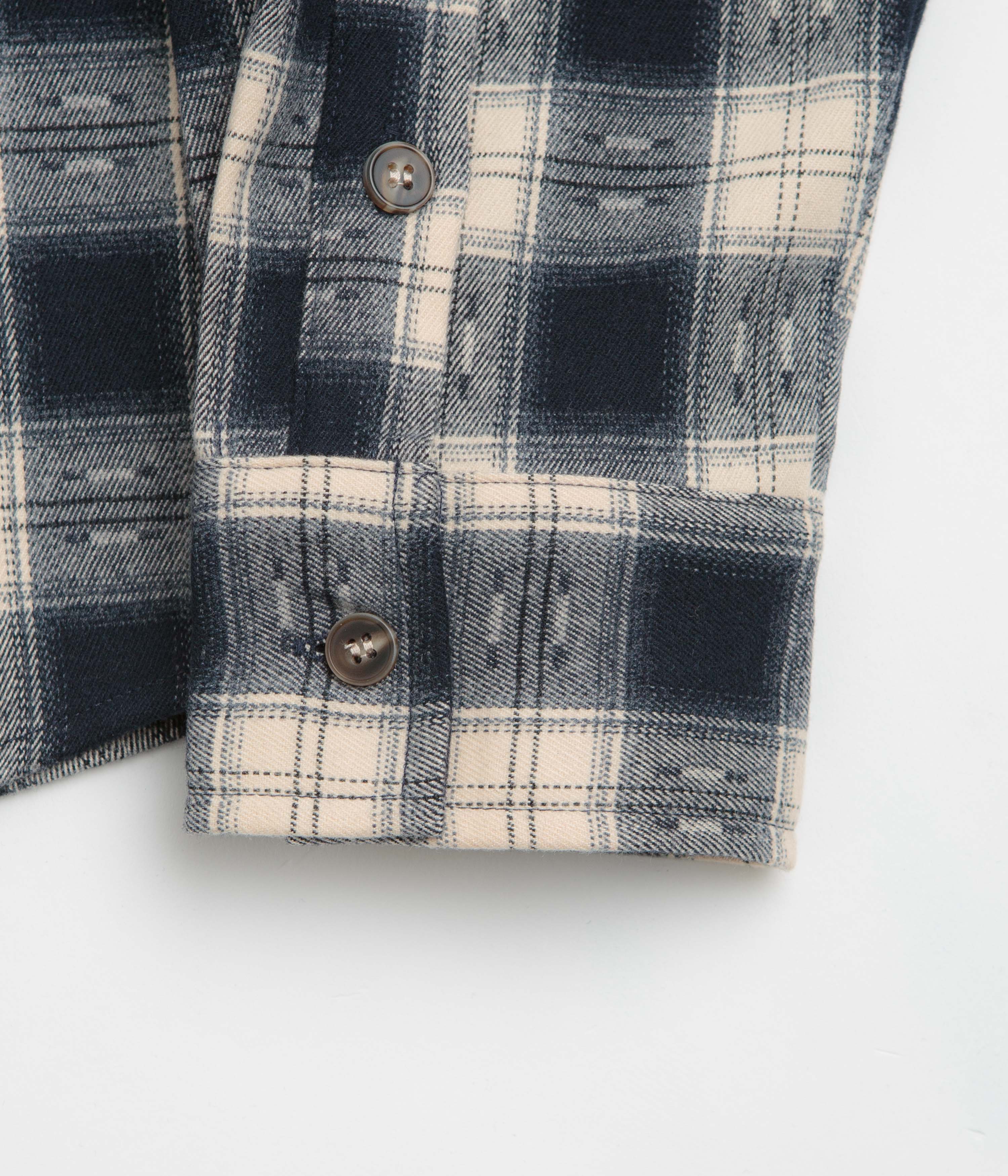 Butter Goods Sirocco Shirt - Navy / White - Image 5