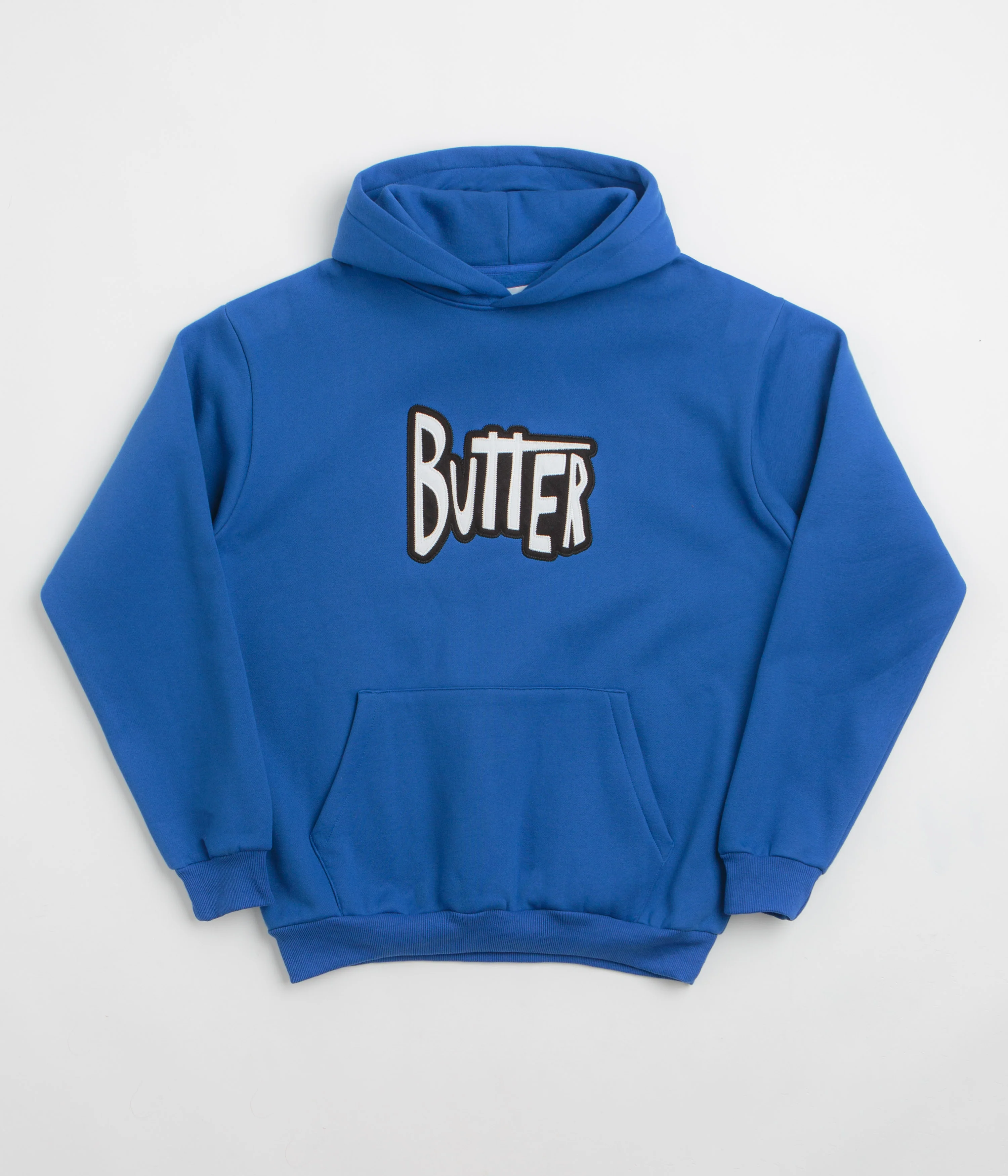 Butter Goods Sketch Applique Hoodie - Royal