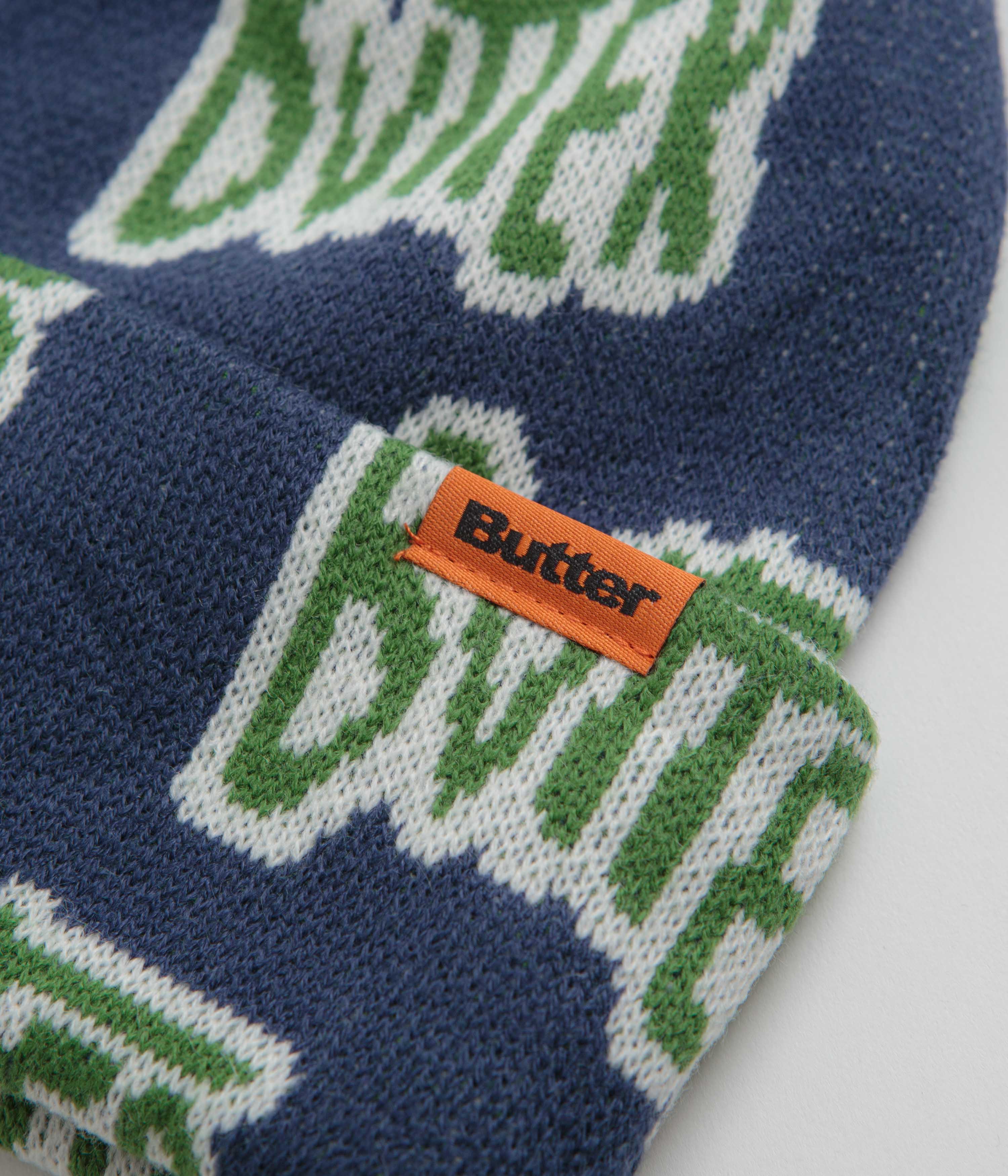 Butter Goods Sketch Cuff Beanie - Navy - Image 2