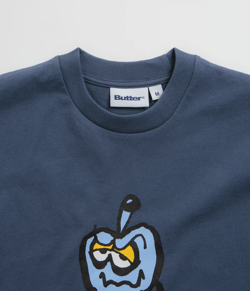 Butter Goods Smug T-Shirt - Denim - Image 3