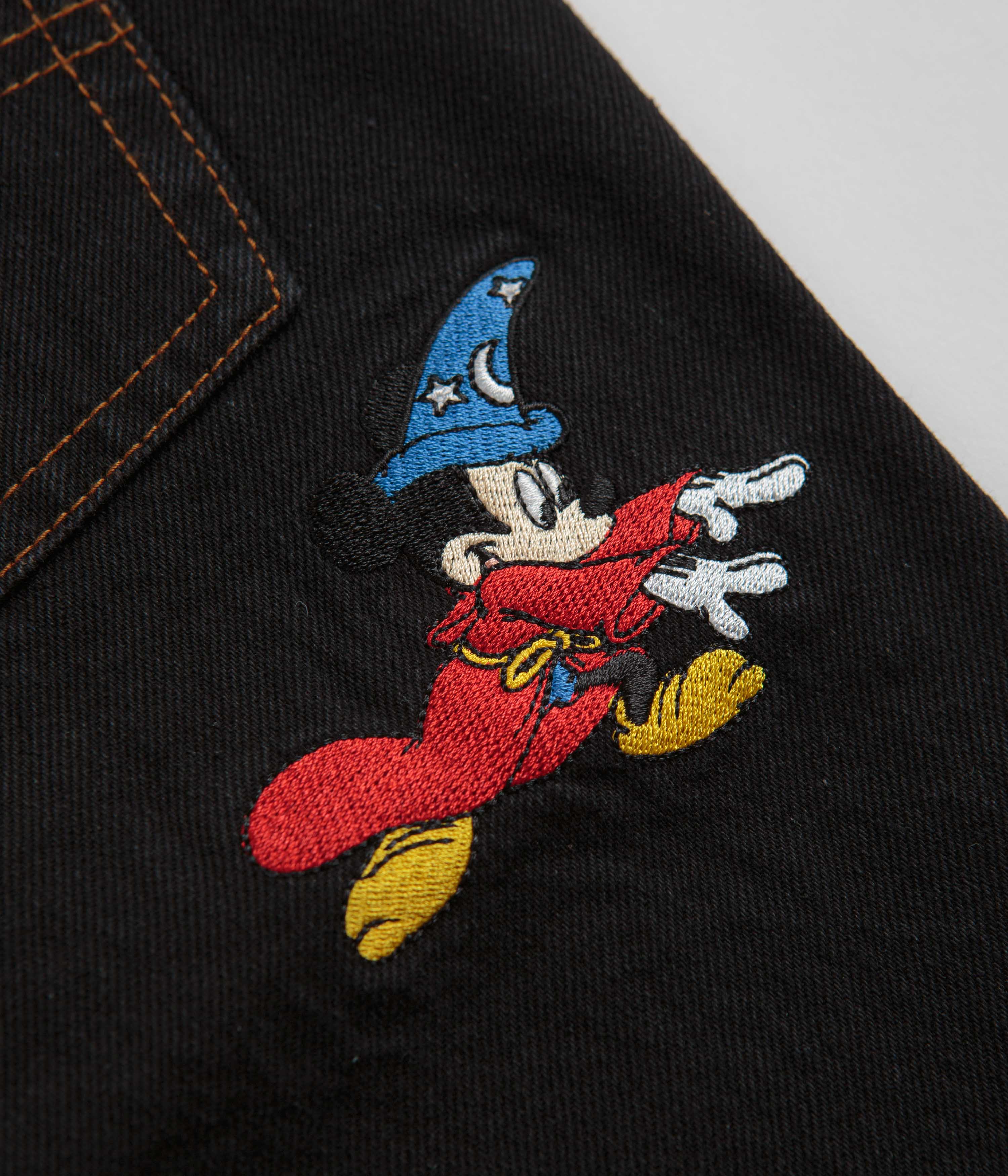 Butter Goods Sorcerer Baggy Denim Shorts - Washed Black - Image 10